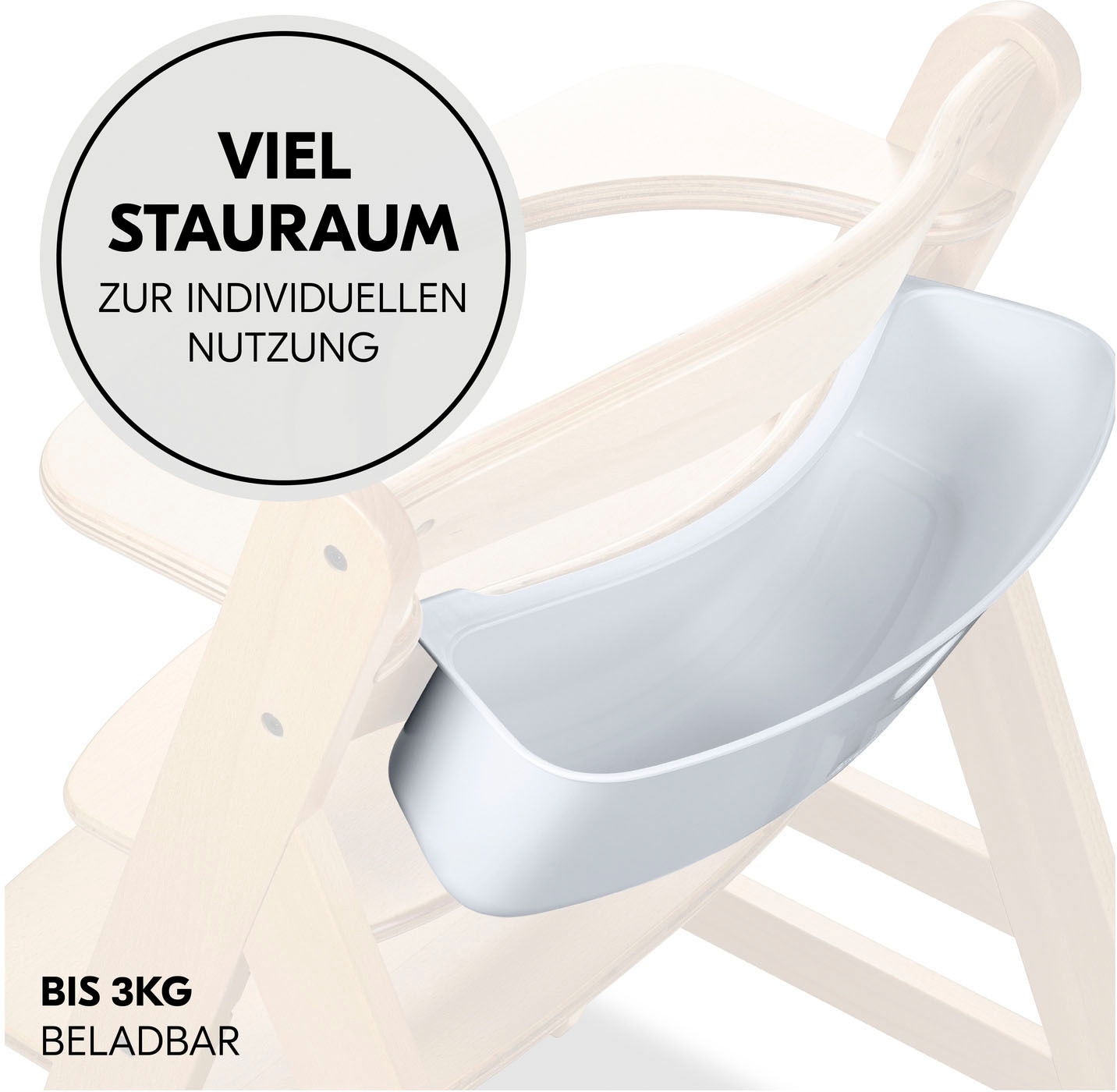 Hauck Aufbewahrungsbox »Highchair Box S, white« für Hochstühle