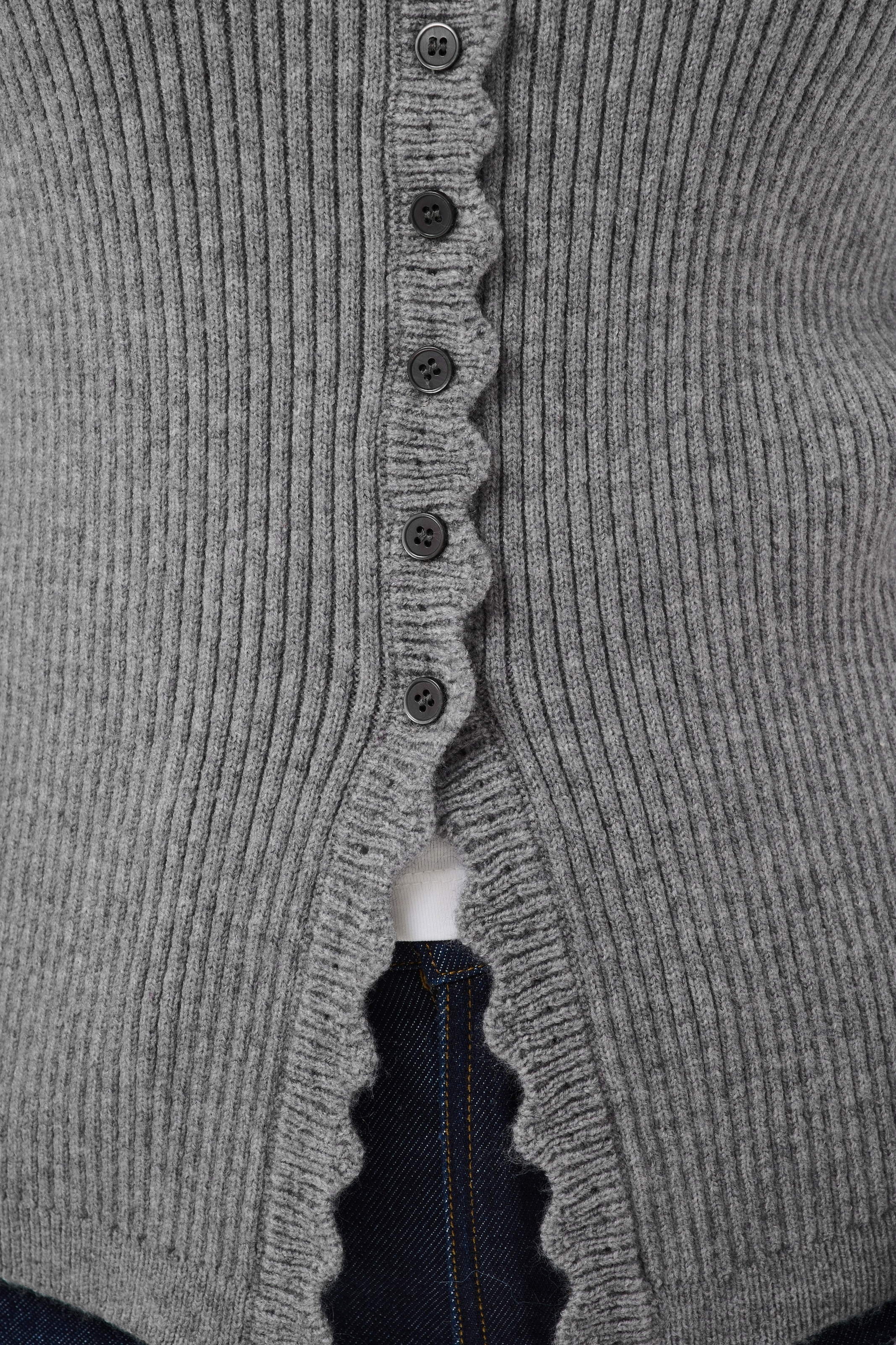 Saint Tropez Veste en tricot »TristenSZ Cardigan« Mélange de matières, coupe ajustée
