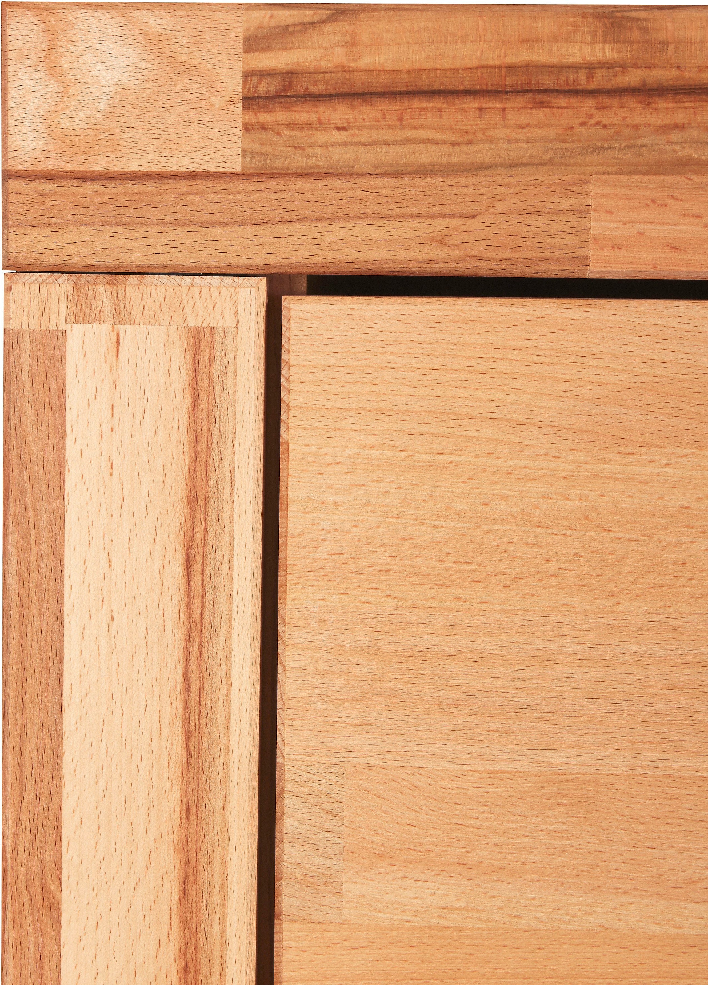 VOGL Möbelfabrik Kommode »Toronto« in 2 Breiten, teilmassiv, Rahmenoptik, Made in Germany