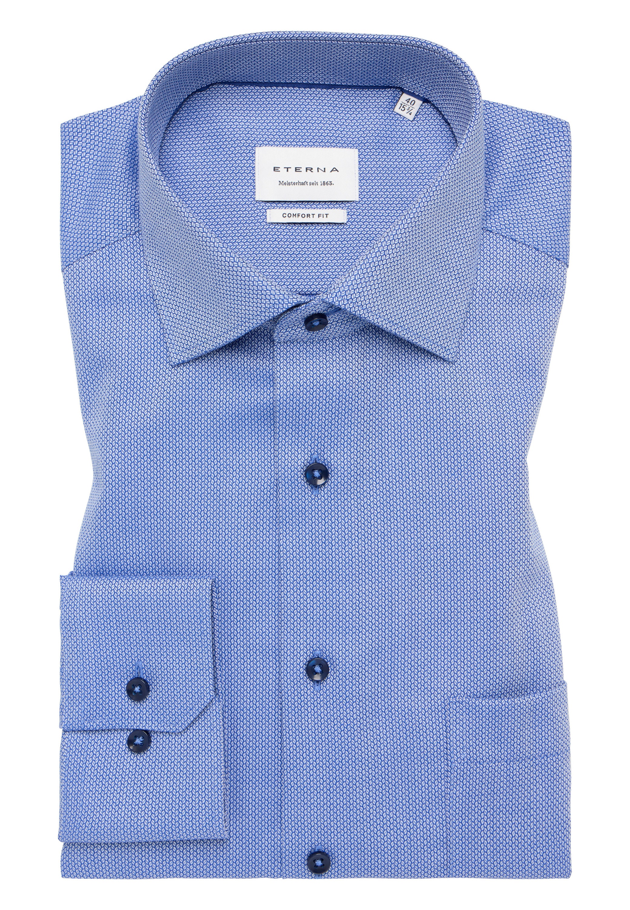 Eterna Chemise à manches longues »COMFORT FIT« NON IRON (bügelfrei)