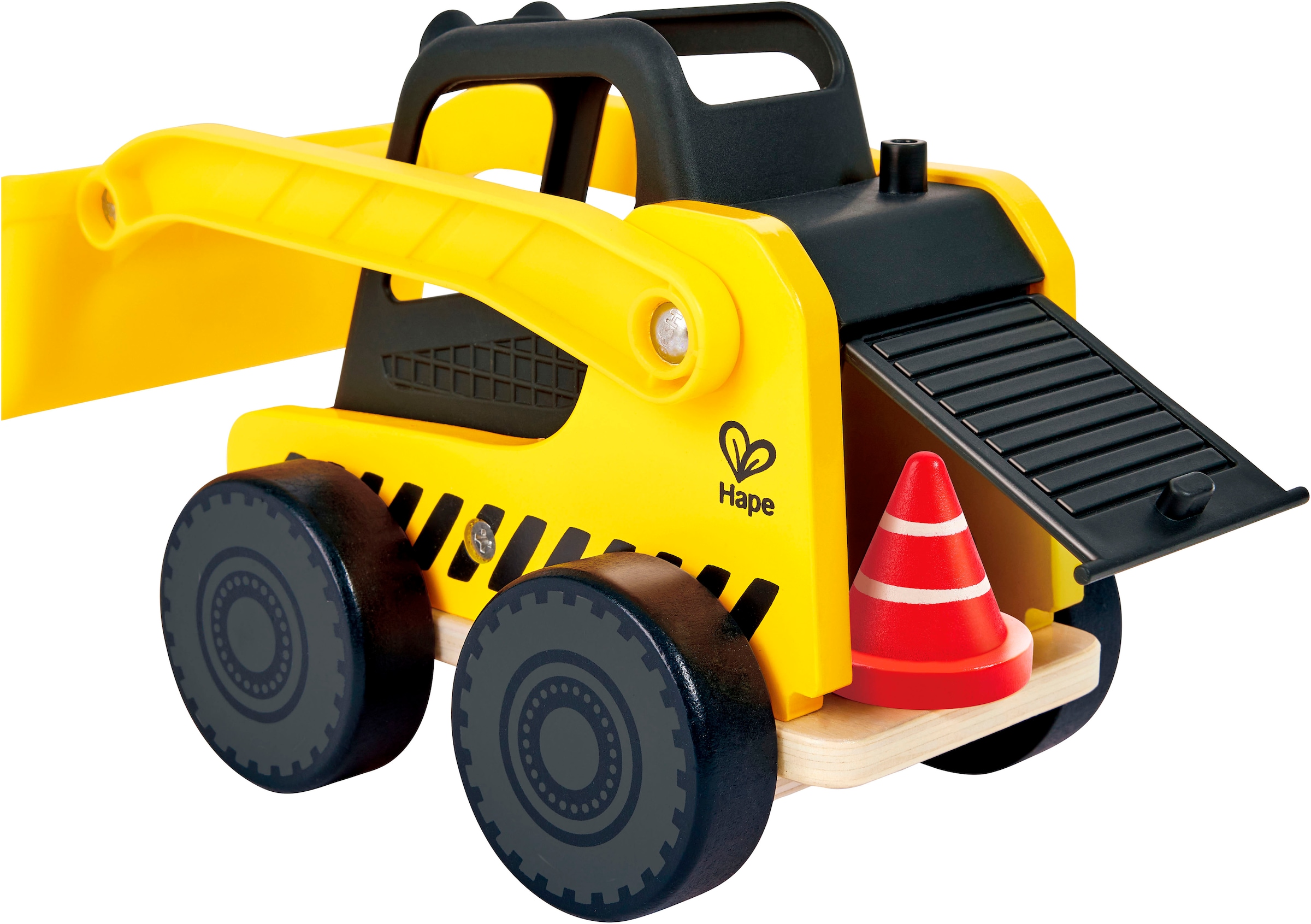 Hape Jouet chargeur à roues »Frontlader«
