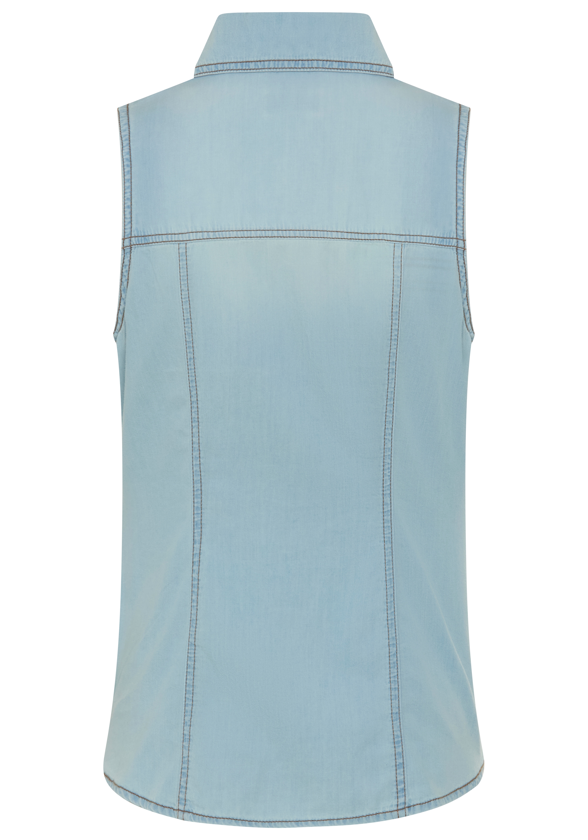 Arizona Blouse en jean avec boutons aspect nacre