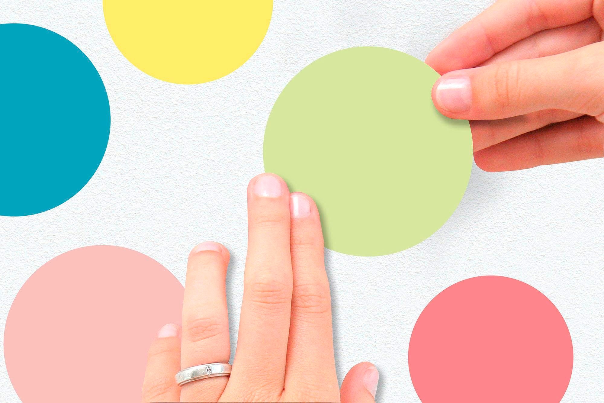 Komar Autocollant mural »Dots - Grösse 50 x 70 cm« selbstklebend, Wandsticker