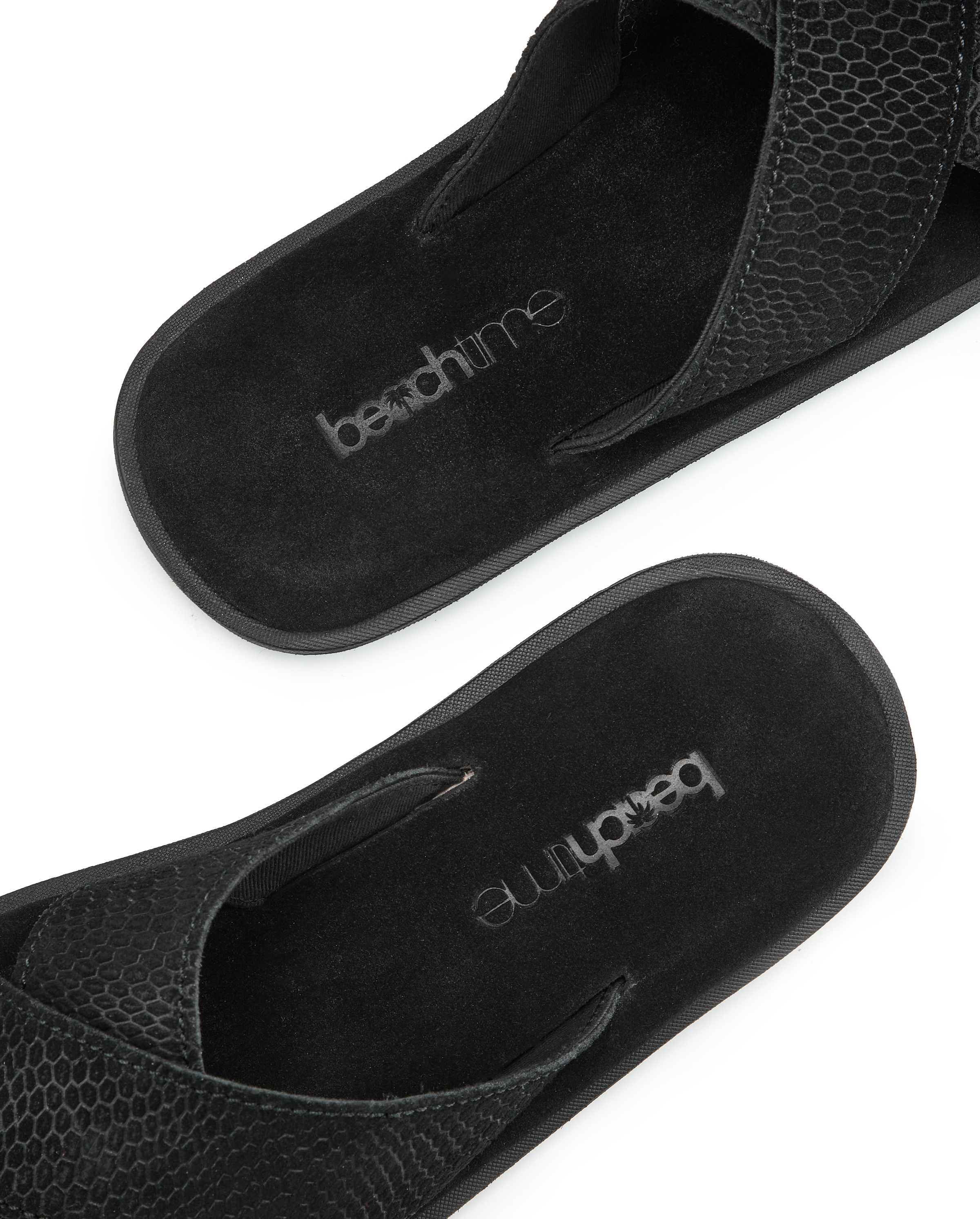 Beachtime Pantolette »Sommerschuhe, offener Schuh, Sandale«  NOUVEAU en cuir souple avec semelle légère