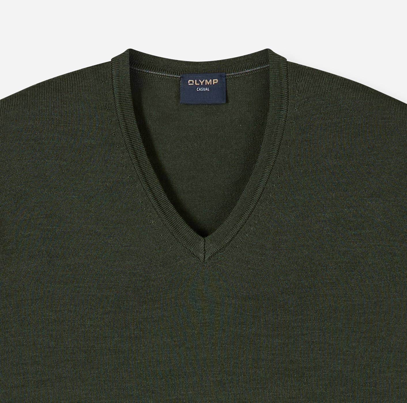 OLYMP V-Ausschnitt-Pullover »OLYMP Strick Casual« klassischer Strickpullover