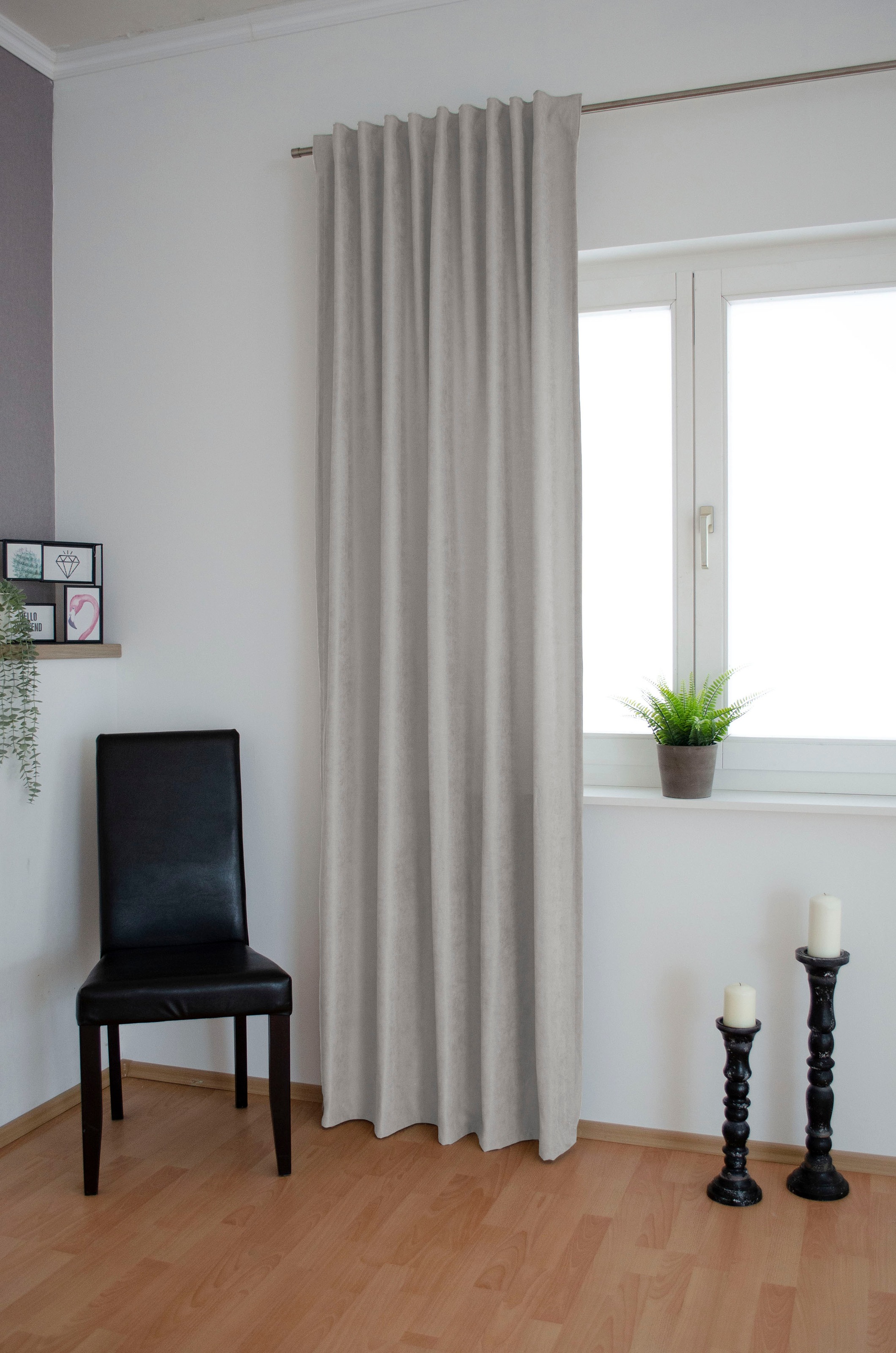 HOMING Vorhang »Brando« verdeckte Schlaufen 1 Stk. tlg. Vorhang Brando