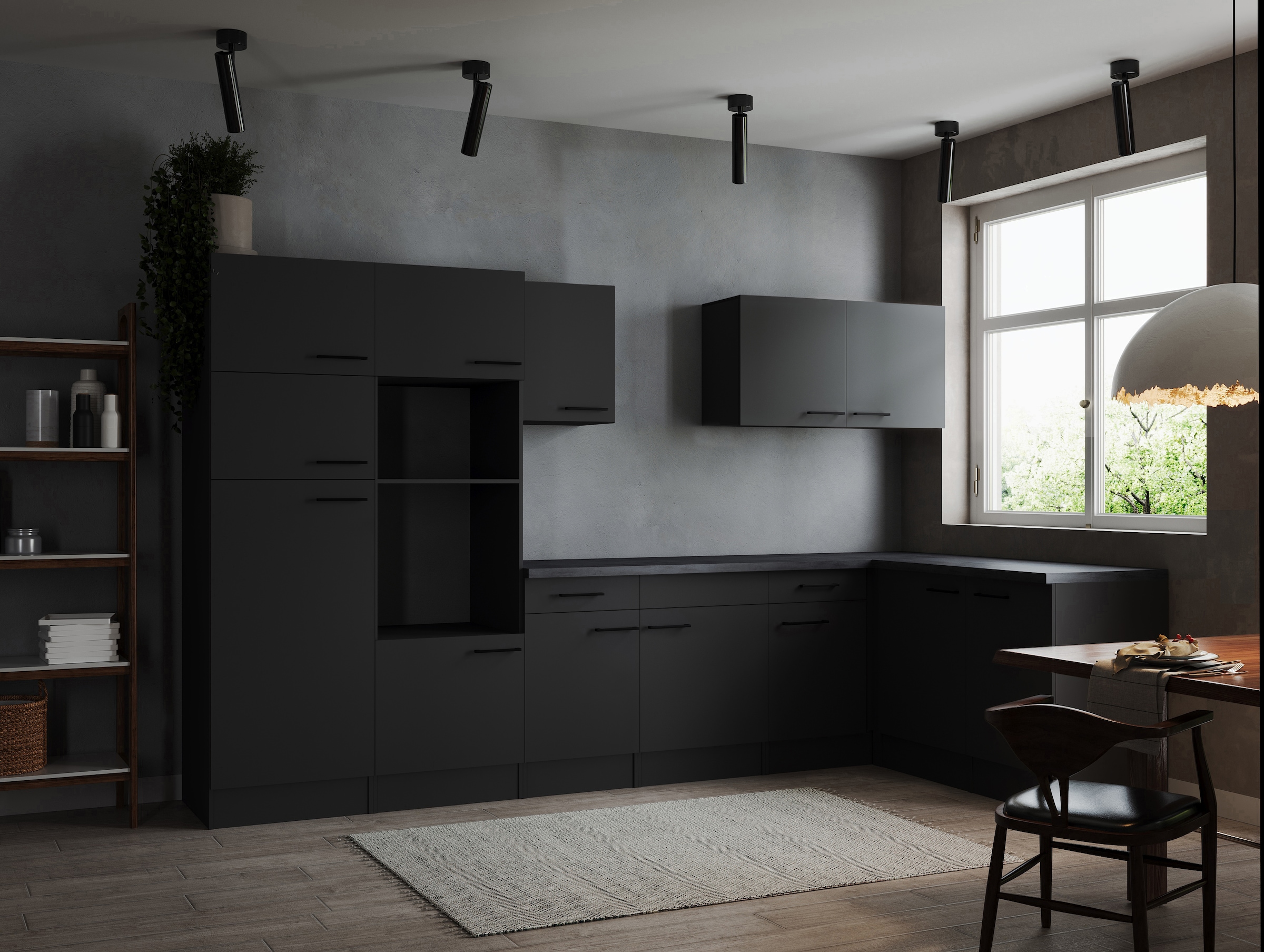 RESPEKTA Cuisine d'angle »Oliver« largeur 340 cm, hauteur de travail 90 cm, en configuration exclusive pour OTTO