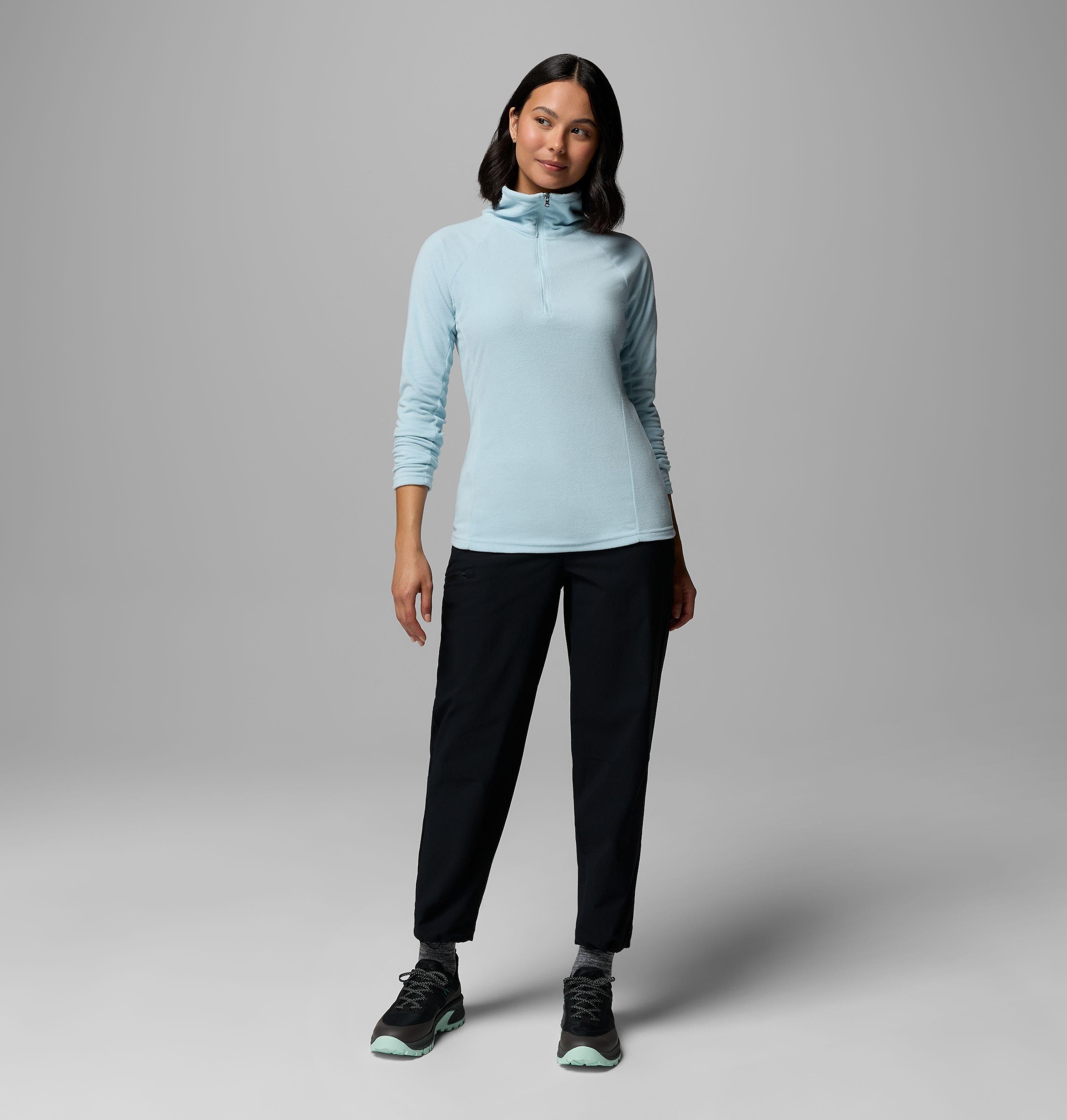 Columbia T-shirt en polaire »Glacial IV 1/2 Zip« déperlant, coupe-vent, respirant, à séchage rapide