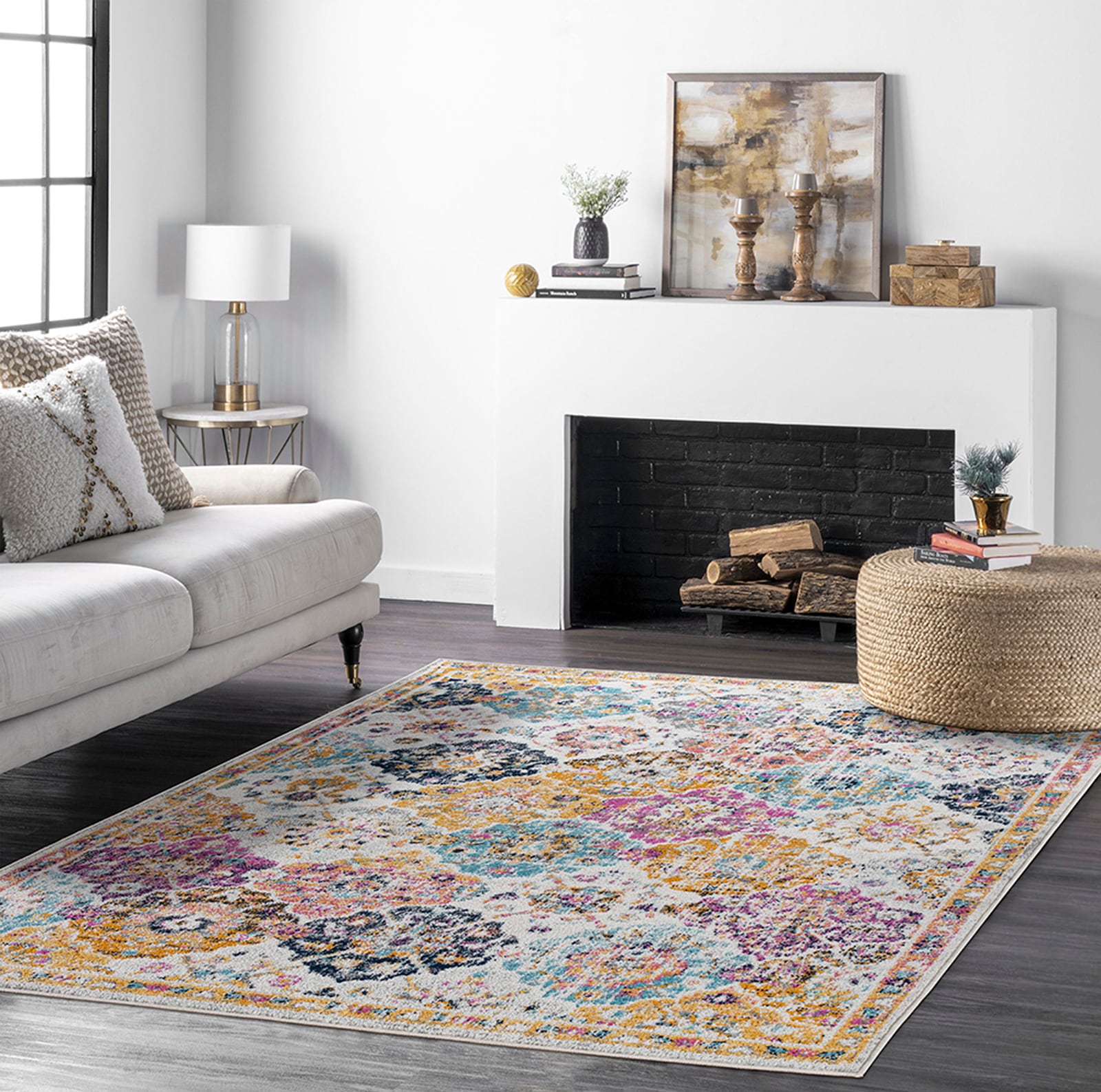 Livabliss Tapis »CUZCO« Rectangulaire 7 mm Höhe Orient-Optik, Vintage Design, Boho Stil, Kurzflor, Wohnzimmer