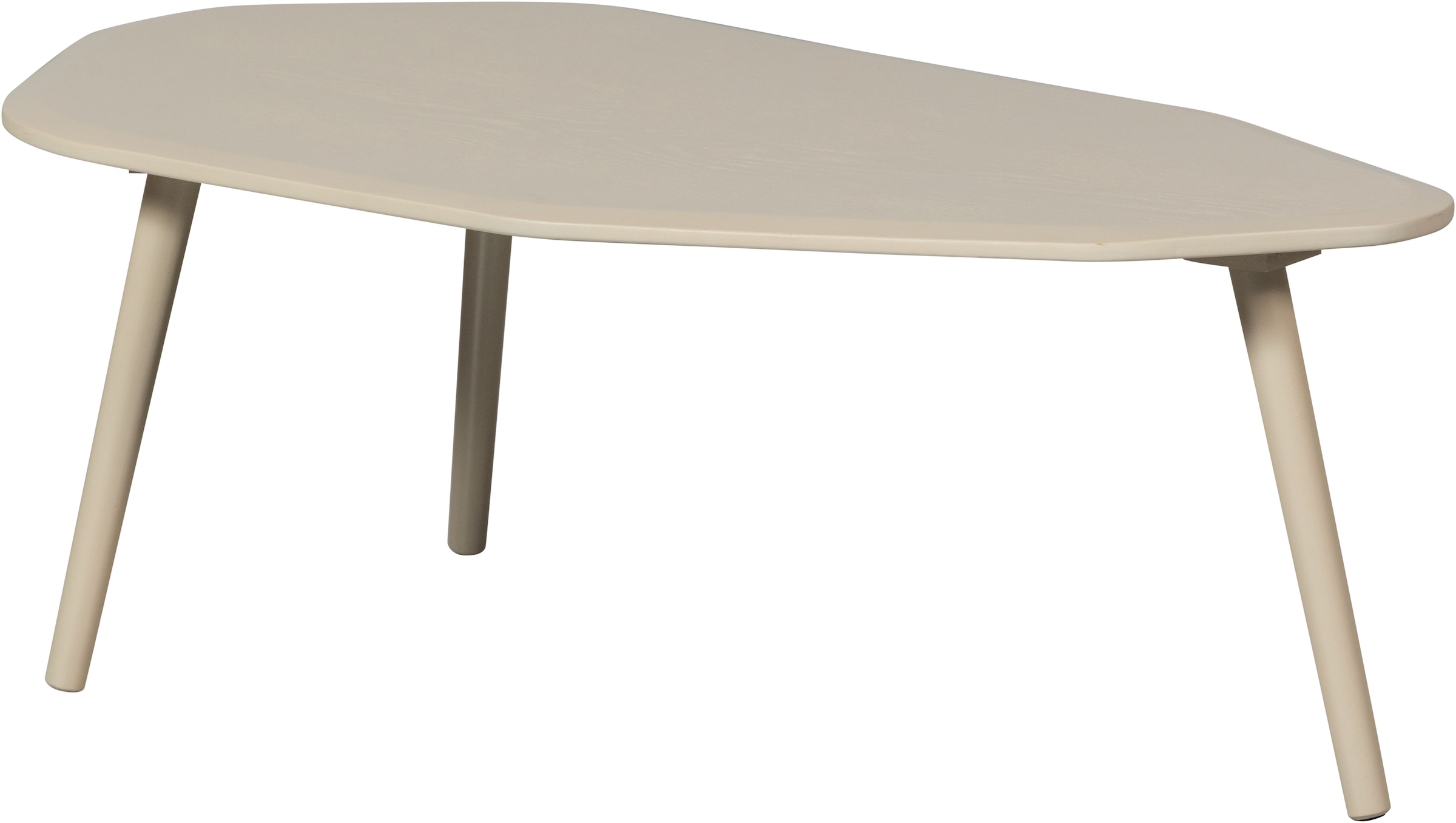 WOOOD Table d'appoint »Davina von MDF mit organischer Tischplatte B 90 x T 50 x H 40 cm« Ensemble, 2 cuis tlg. lot de 2, capacité de charge 5 kg chacun, combinaison pieds/table librement choisissable