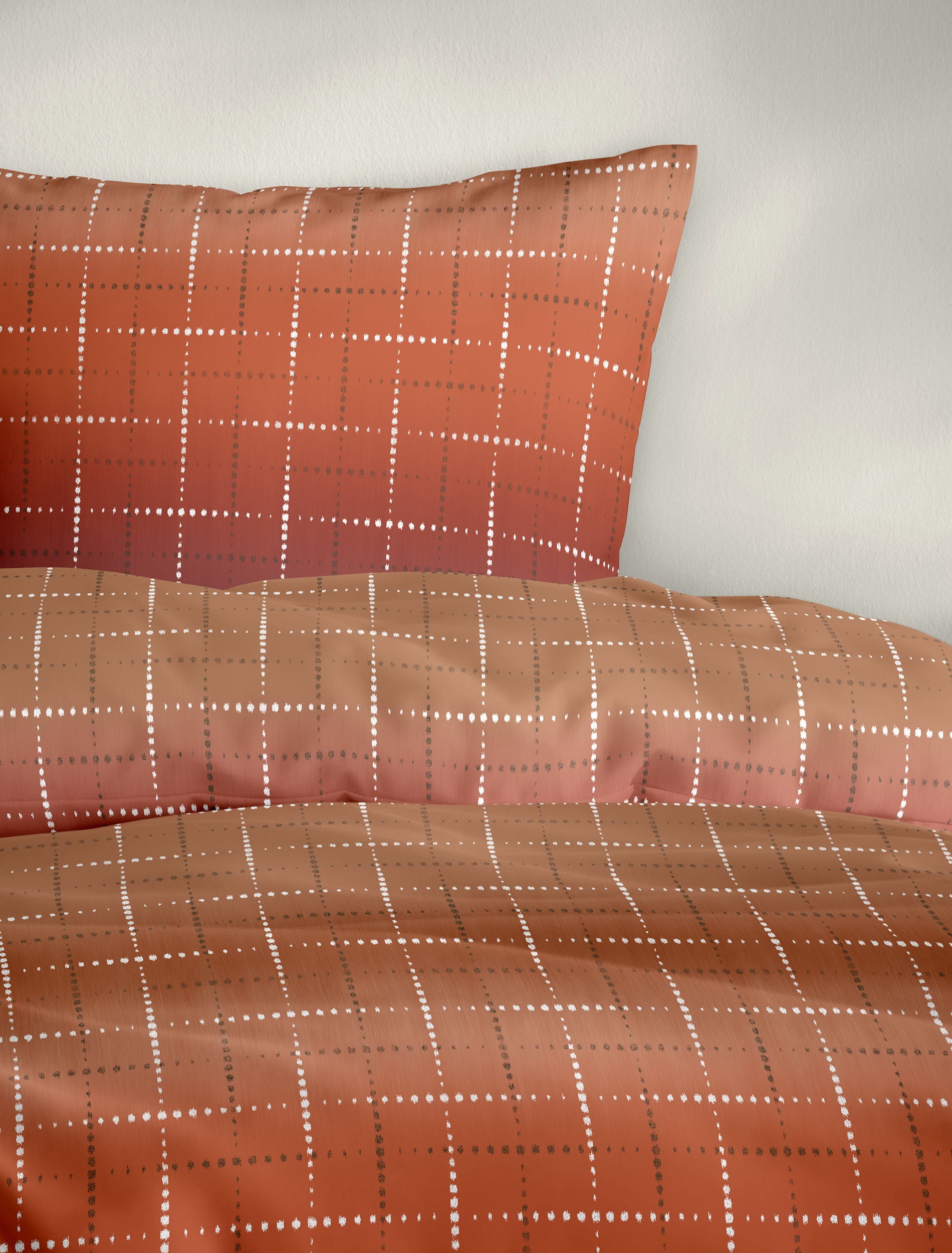 BIERBAUM Bettwäsche »4062« 2 Stk. tlg. Mako-Satin, 100 % Baumwolle, pflegeleicht