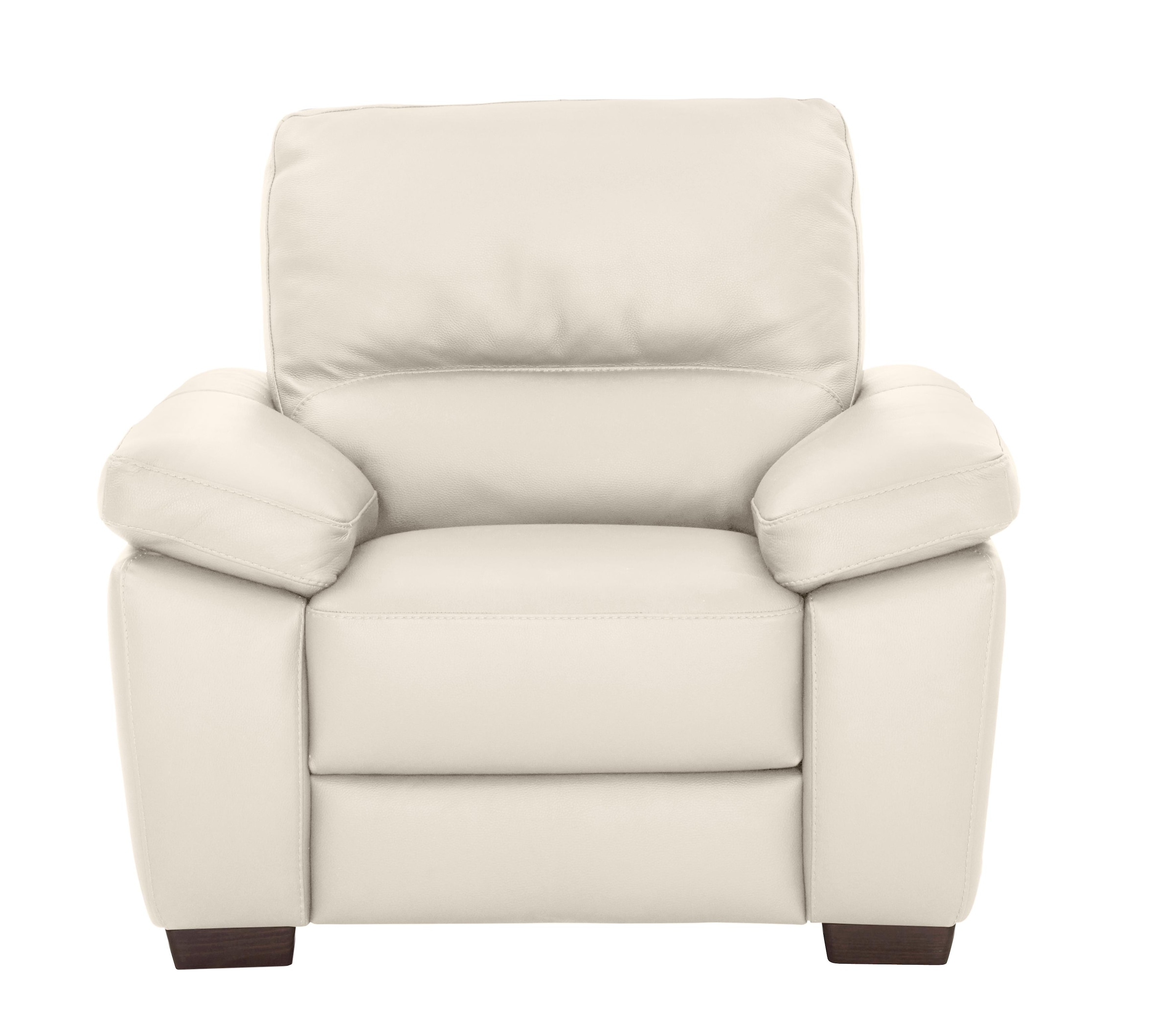 CALIA ITALIA Fauteuil »Gaia, hochwertiger, edler Ledersessel mit erstklassigem Sitzkomfort« in zwei hochwertigen Lederqualitäten