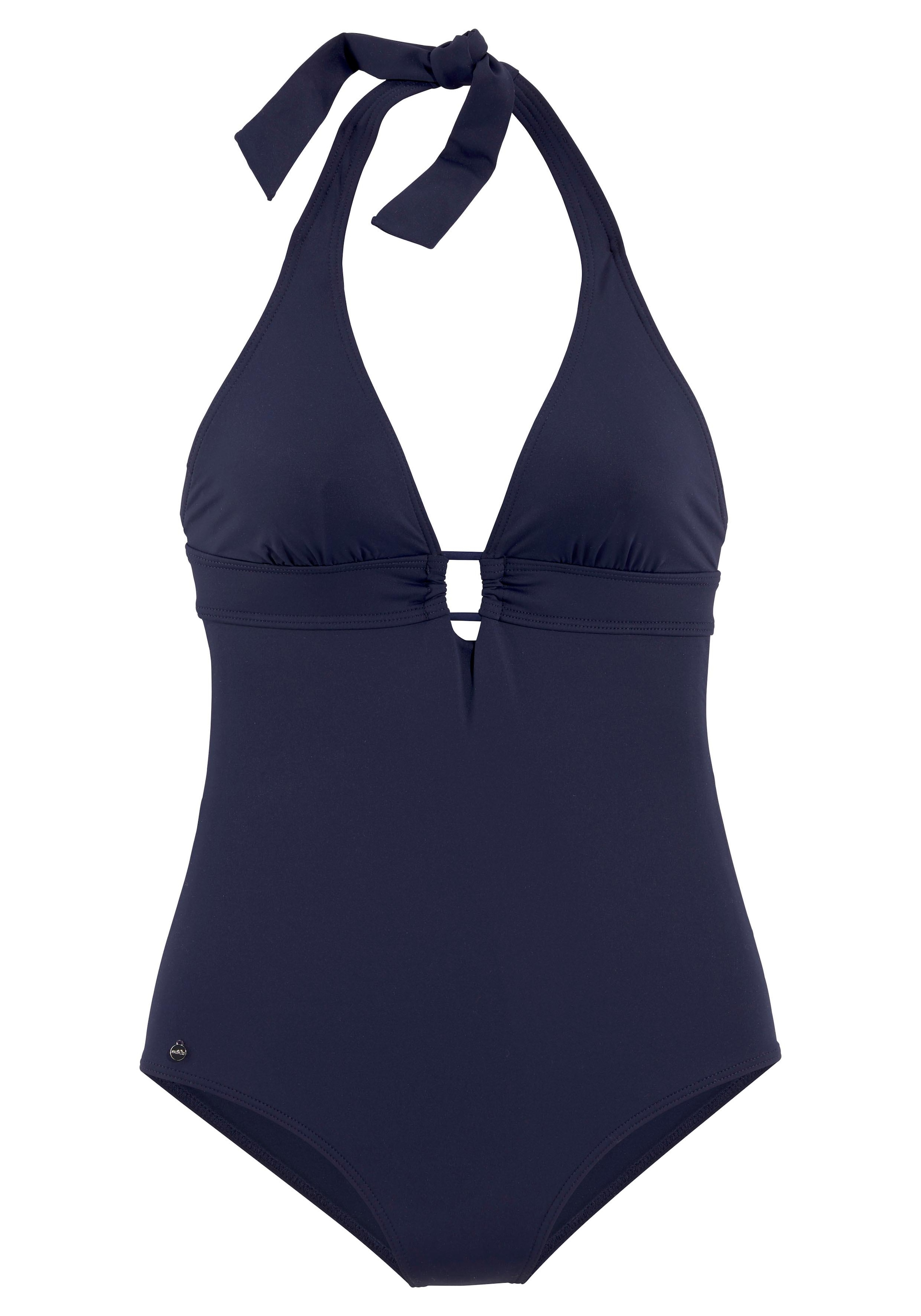 s.Oliver Badeanzug mit stoffüberzogener Zierschnalle