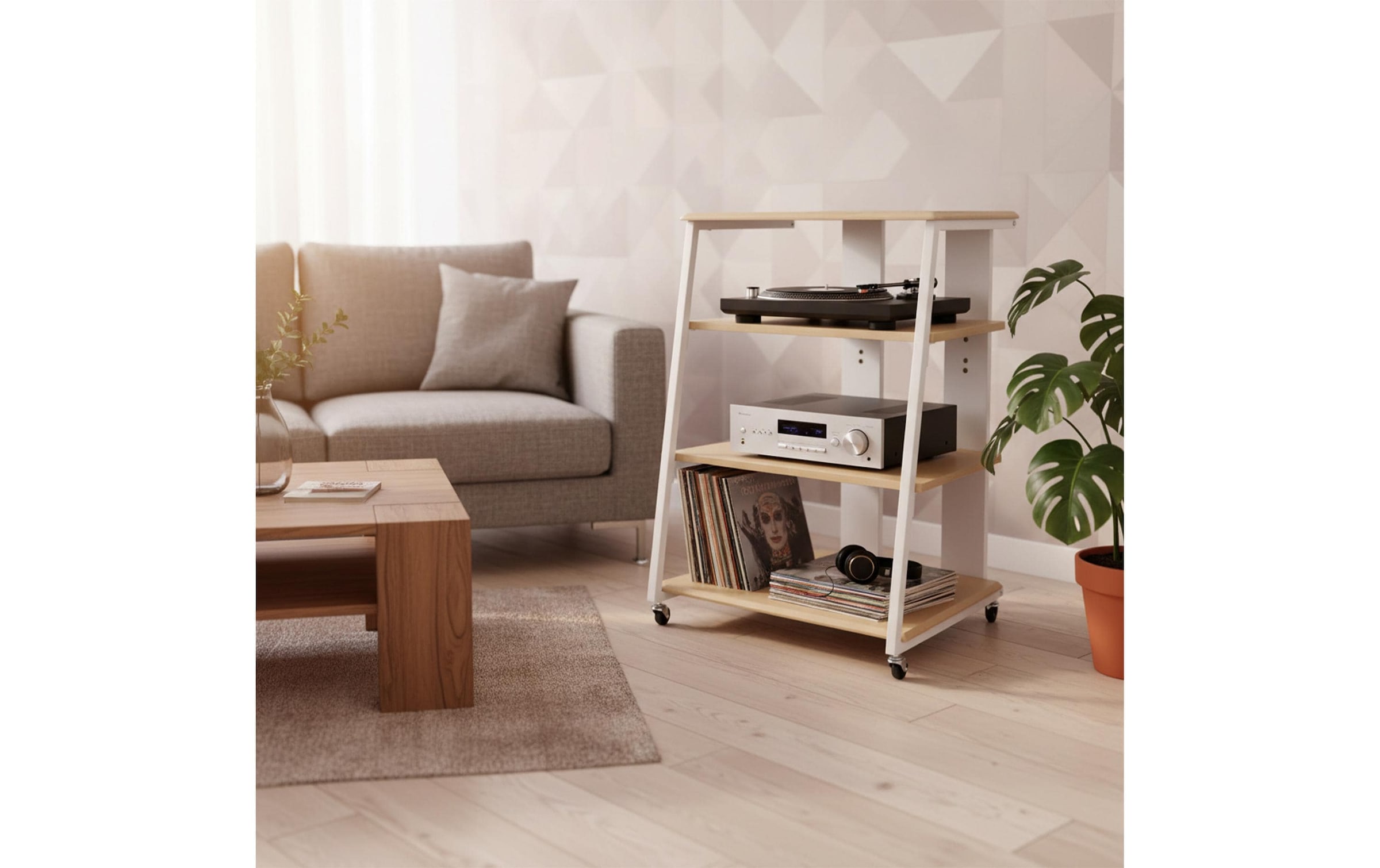 relaxdays Tableau TV »Hifi-Regal 78 x 61 x 52 cm«