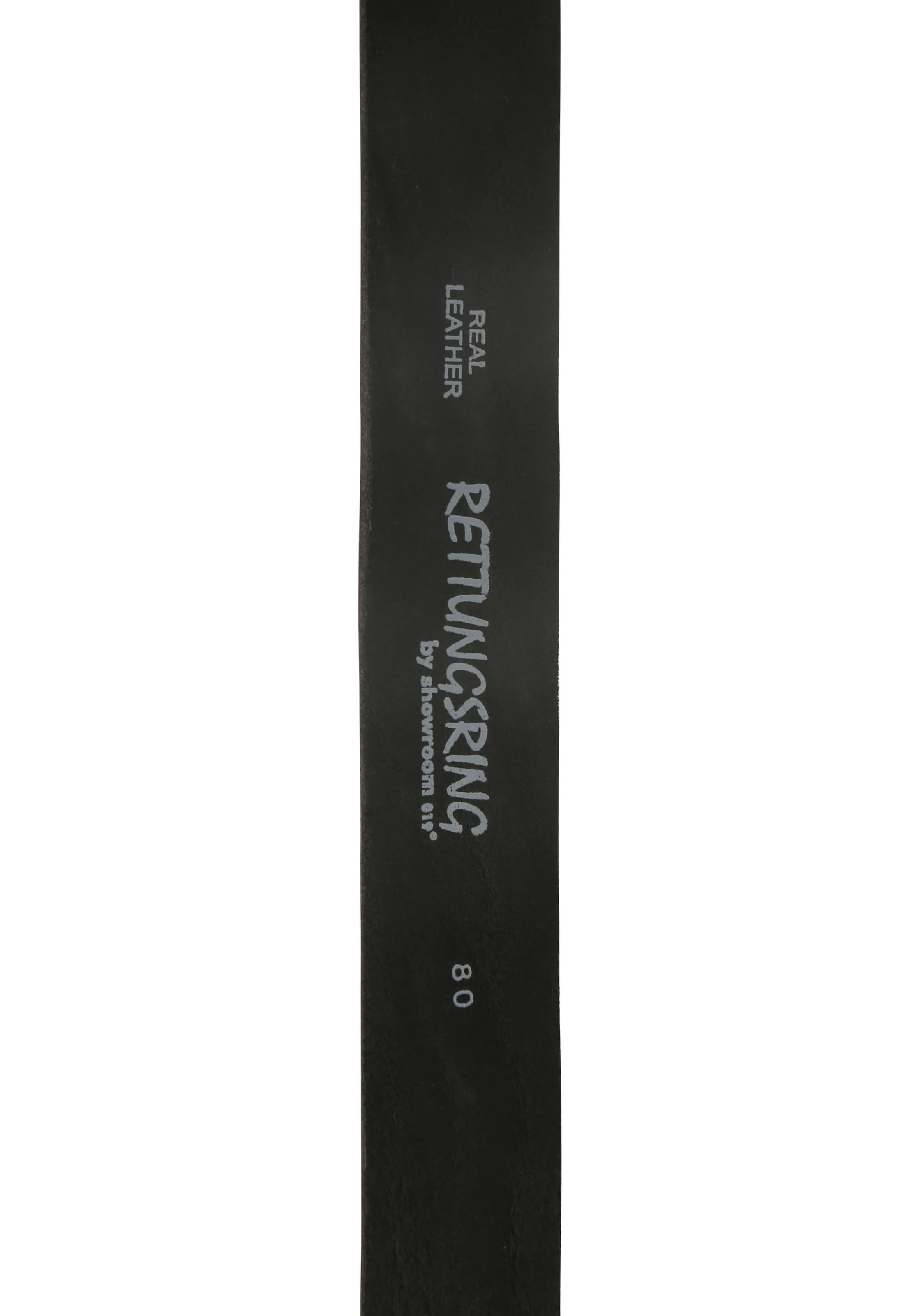 Rettungsring Gürtel Ceinture en cuir mit austauschbarer Schliesse »Welt Schwarz/Gold«