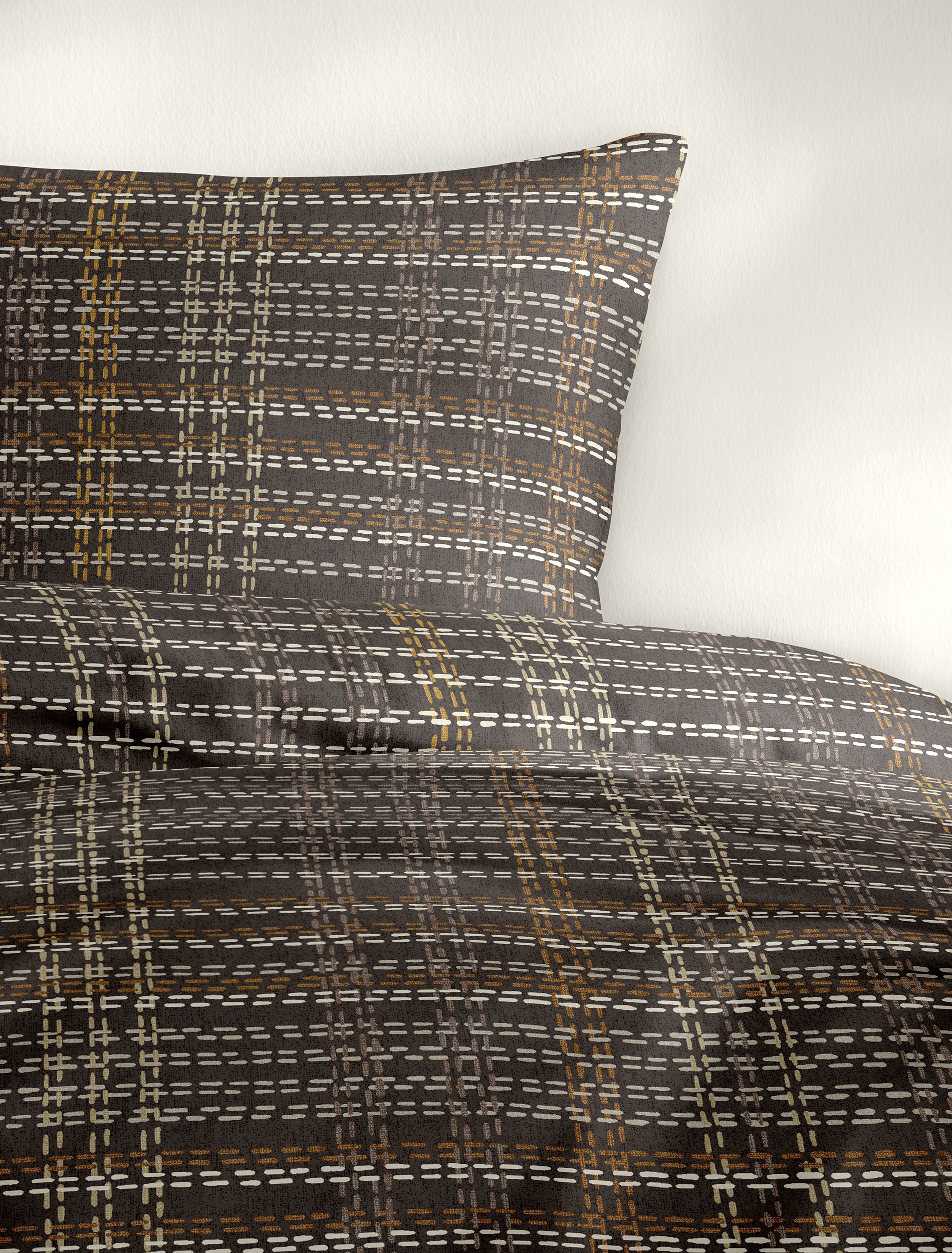 BIERBAUM Linge de lit »4143« 2 cuis tlg. Biber, 100 % Baumwolle, pflegeleicht, kuschelig weich