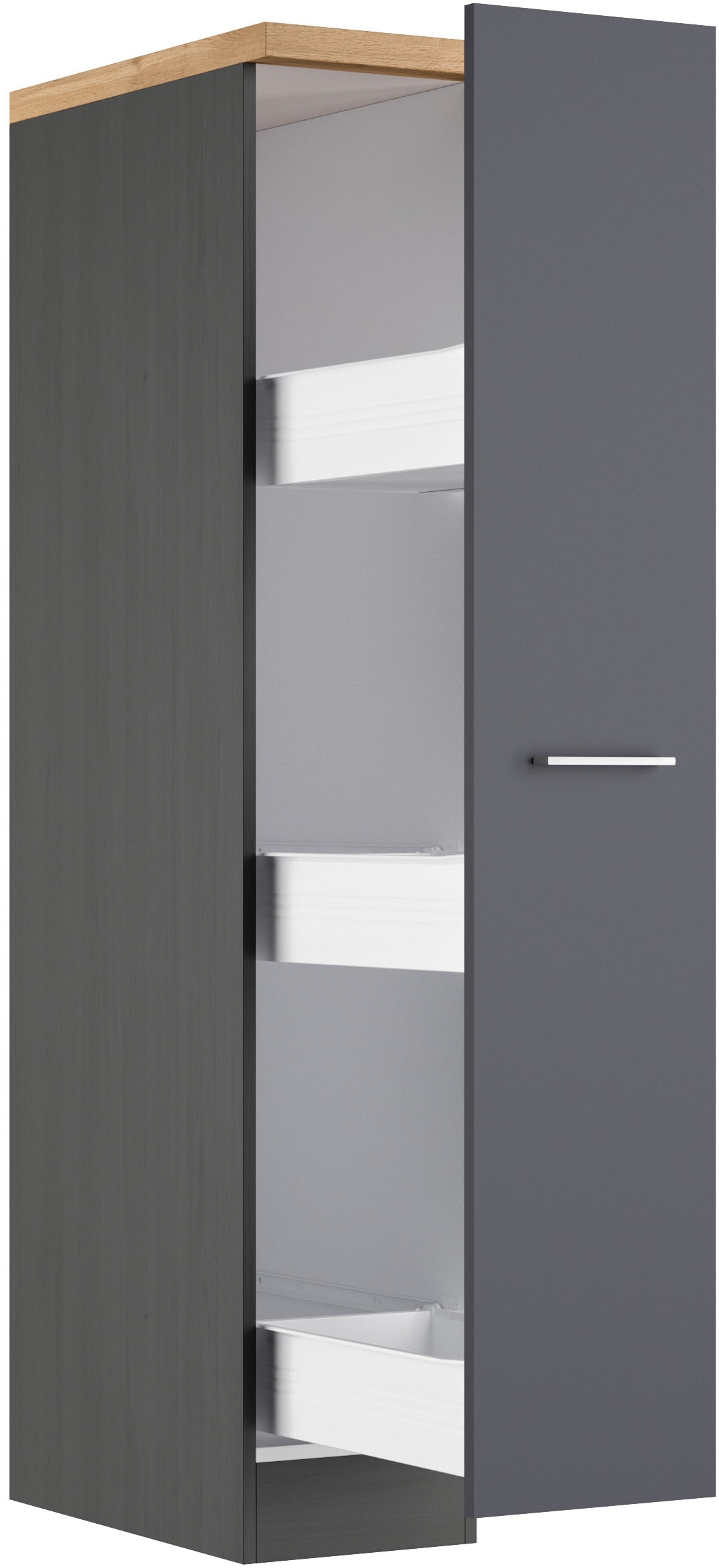 KOCHSTATION Armoire à pharmacie »KS-Milan« armoire pharmacie 30 cm, façades mates ou brillantes