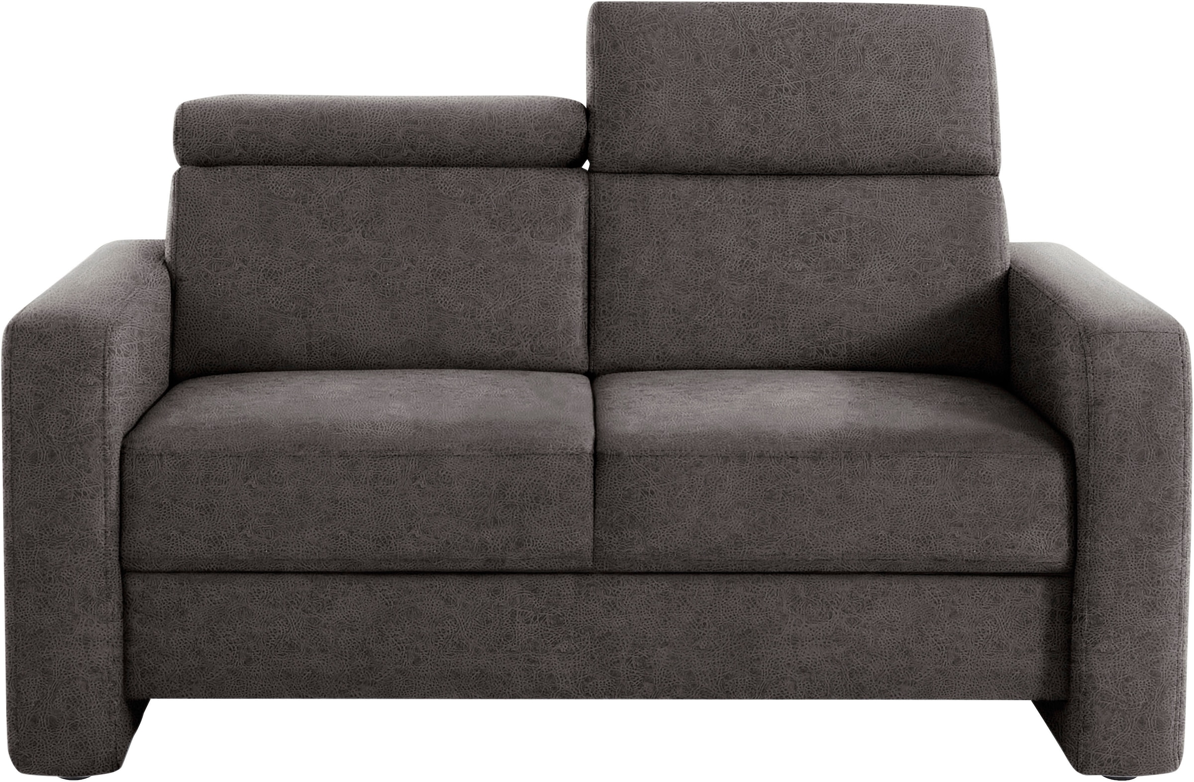 sit&more 2-places »Bologna« inklusive Kopfteilverstellung und Federkern