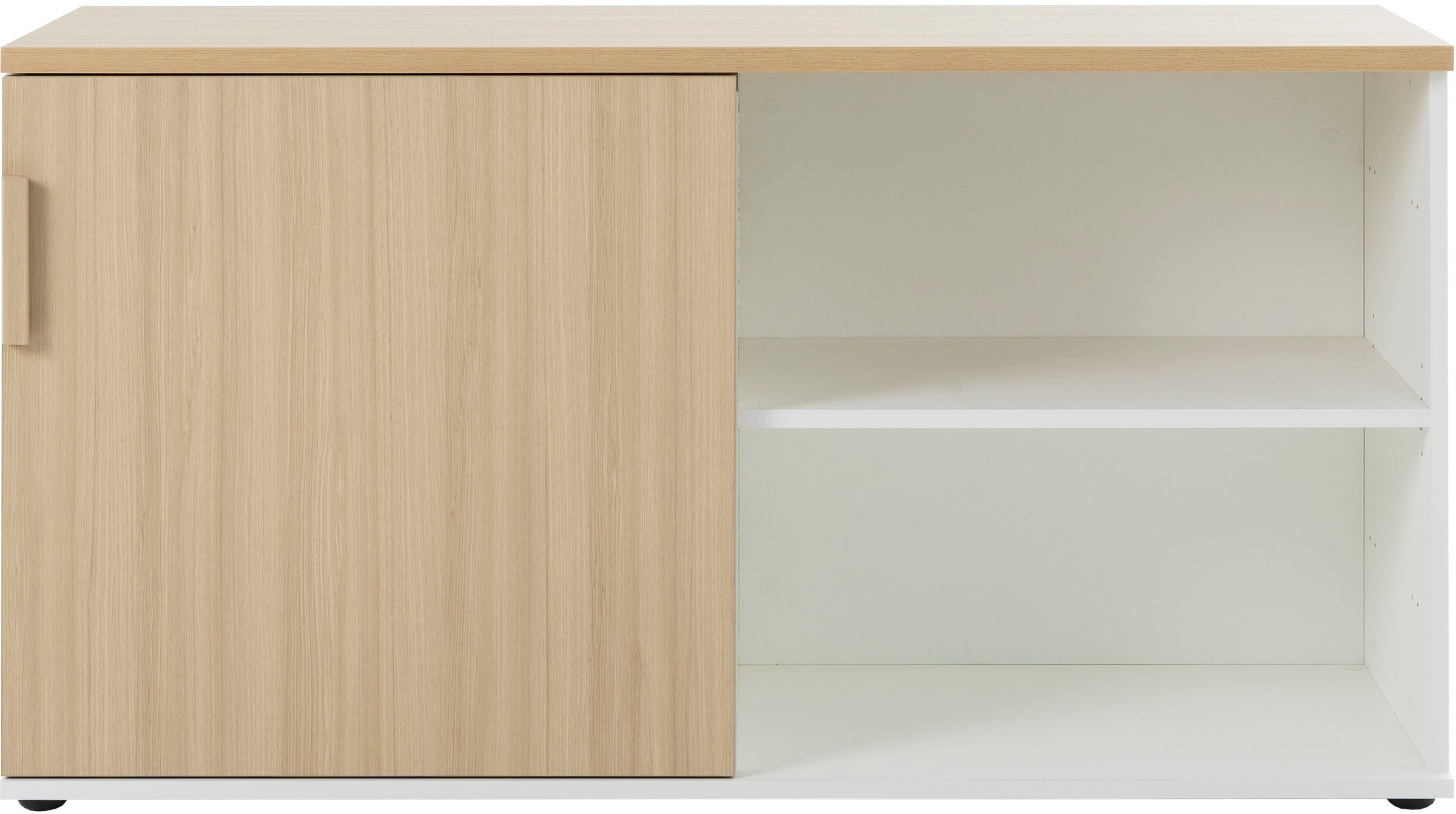 Gami Lowboard »ITALIC« Elegante Credenza, freistehend oder als Schreibtischrücklauf nutzbar