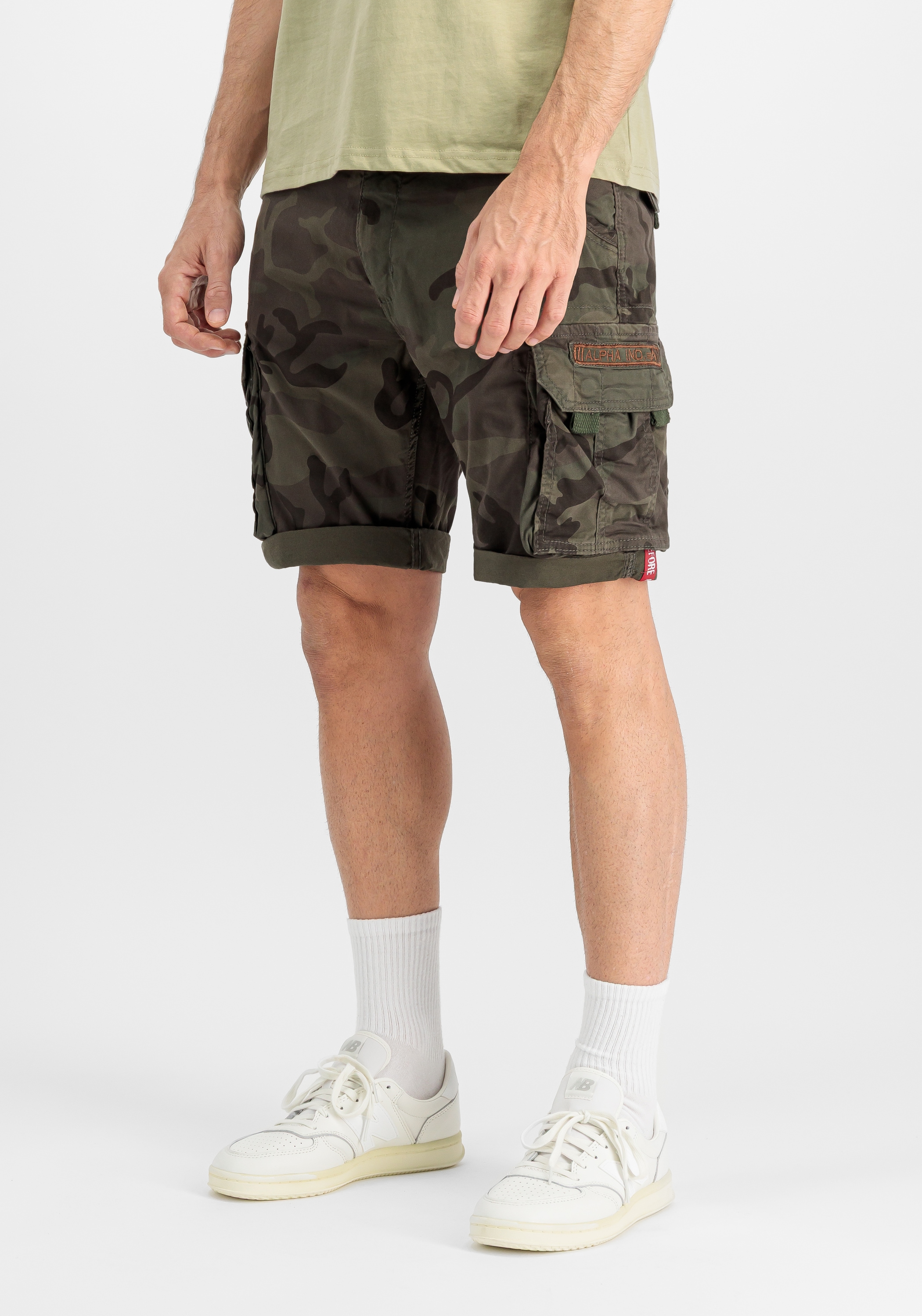 Alpha Industries Short »Crew Short Camo«