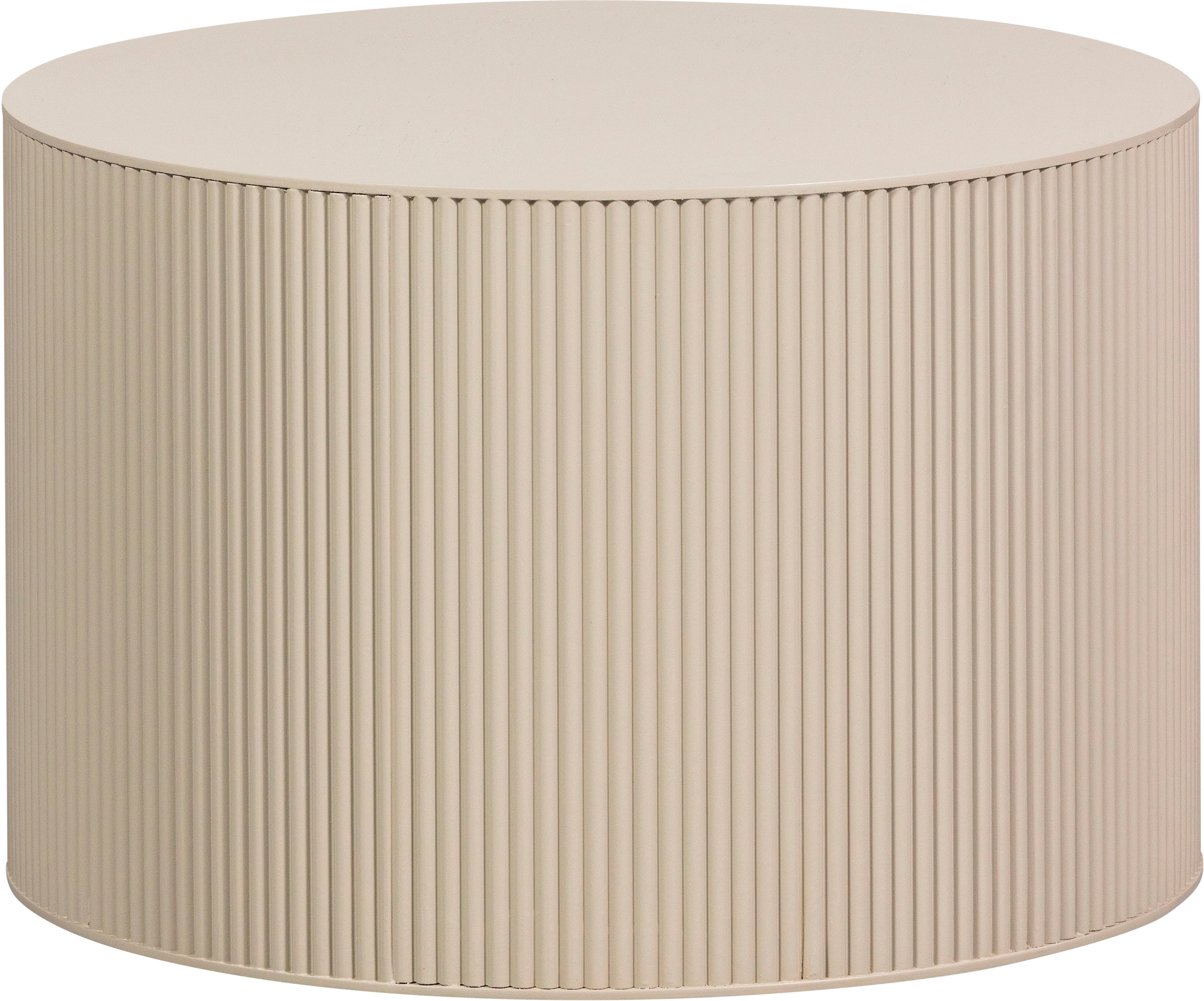 WOOOD Table d'appoint »Prague« forme ronde, en matériau de panneaux pressés, hauteur 40 x ø 60 cm