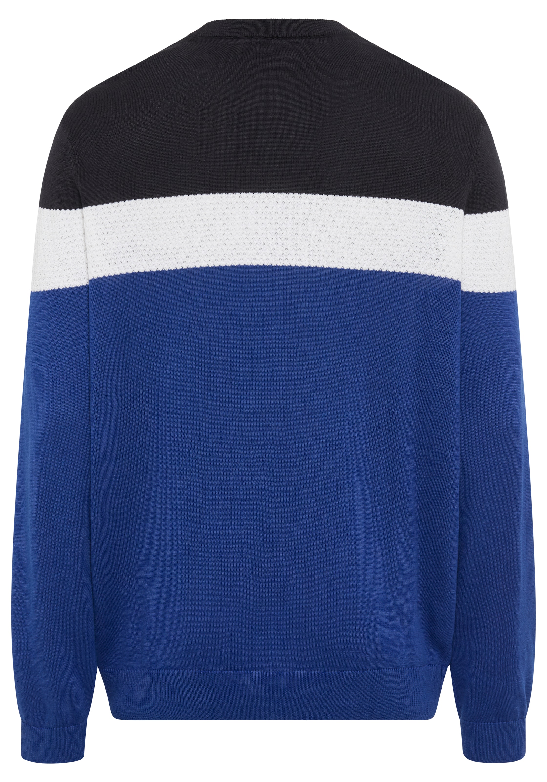 H.I.S Pull à col rond »neue Farben!« Colorblocking, in leichter Strickqualität