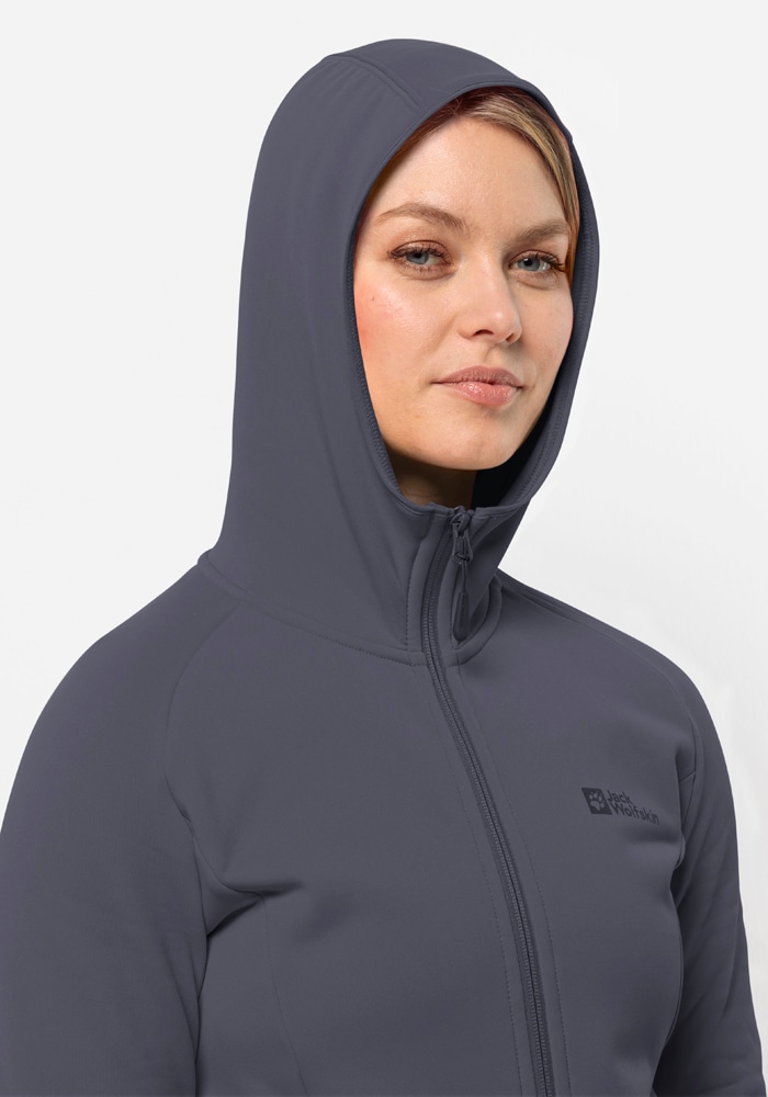Jack Wolfskin Veste polaire »BAISELBERG HOODED FZ W« mit Kapuze