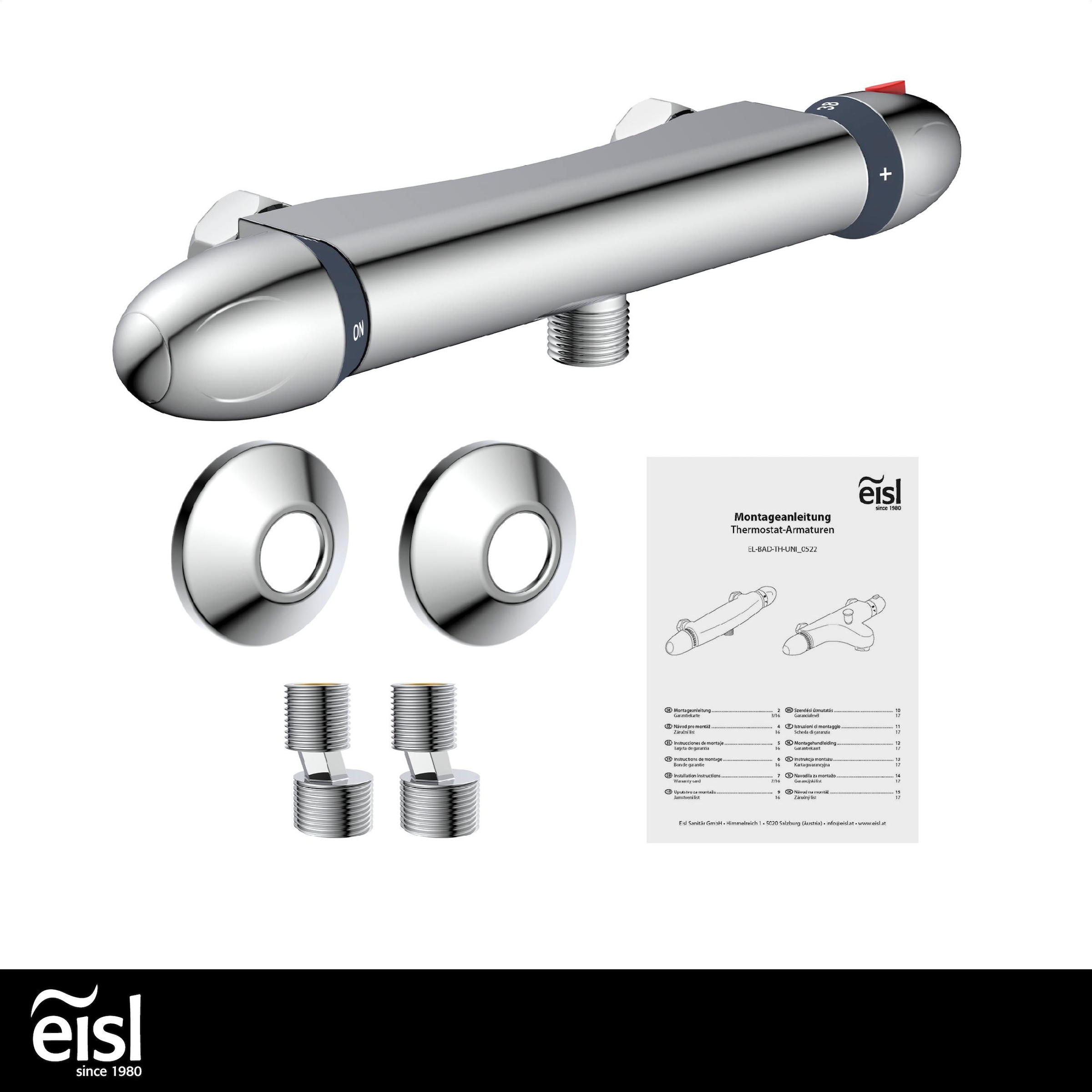 Eisl Duscharmatur »VITAL« mit Thermostat, Mischbatterie Dusche, Duschthermostat in Chrom