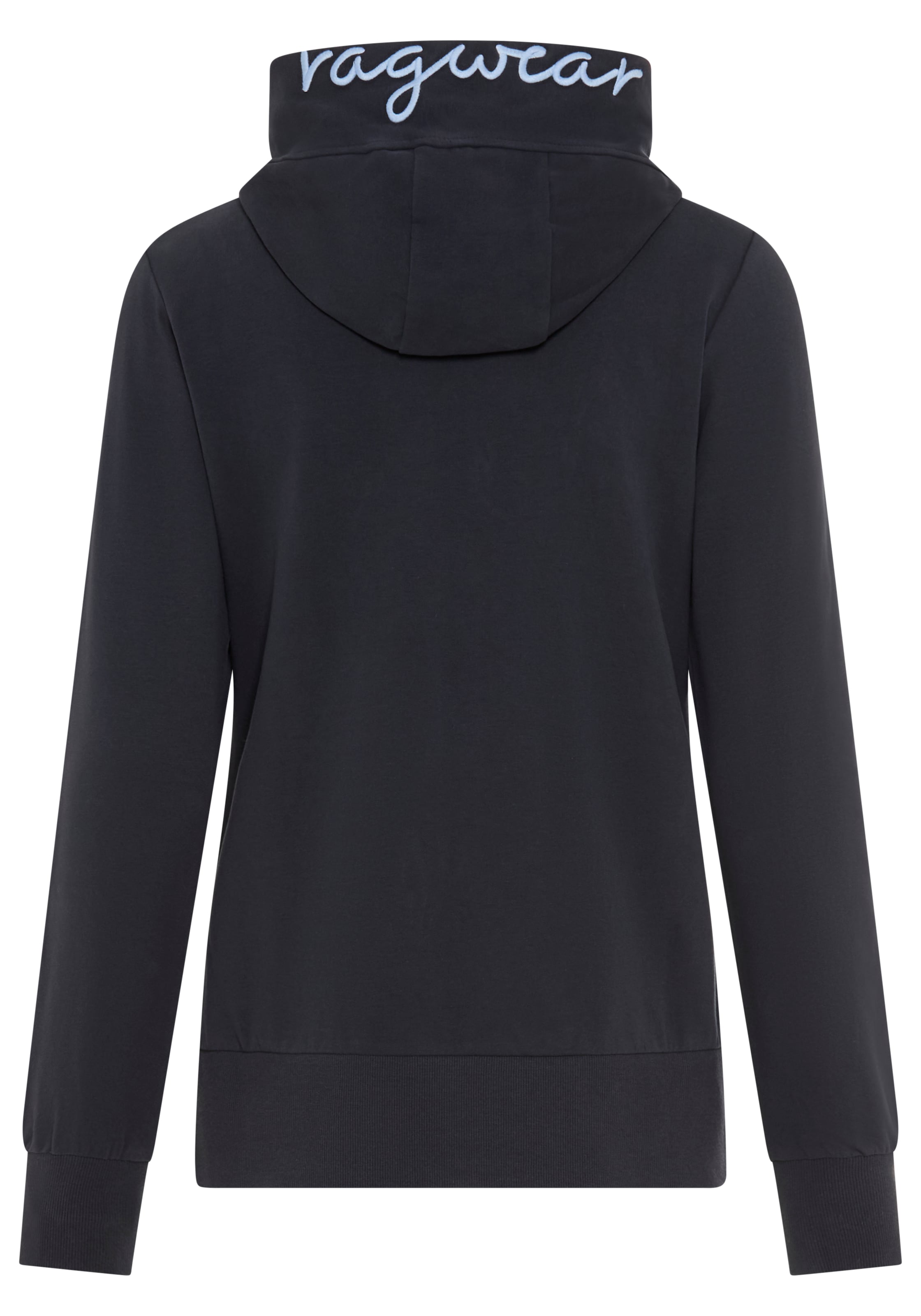 Ragwear Sweat à capuche »NESKIA ZIP B O« mit hochgeschnittener Kapuze mit Kordel