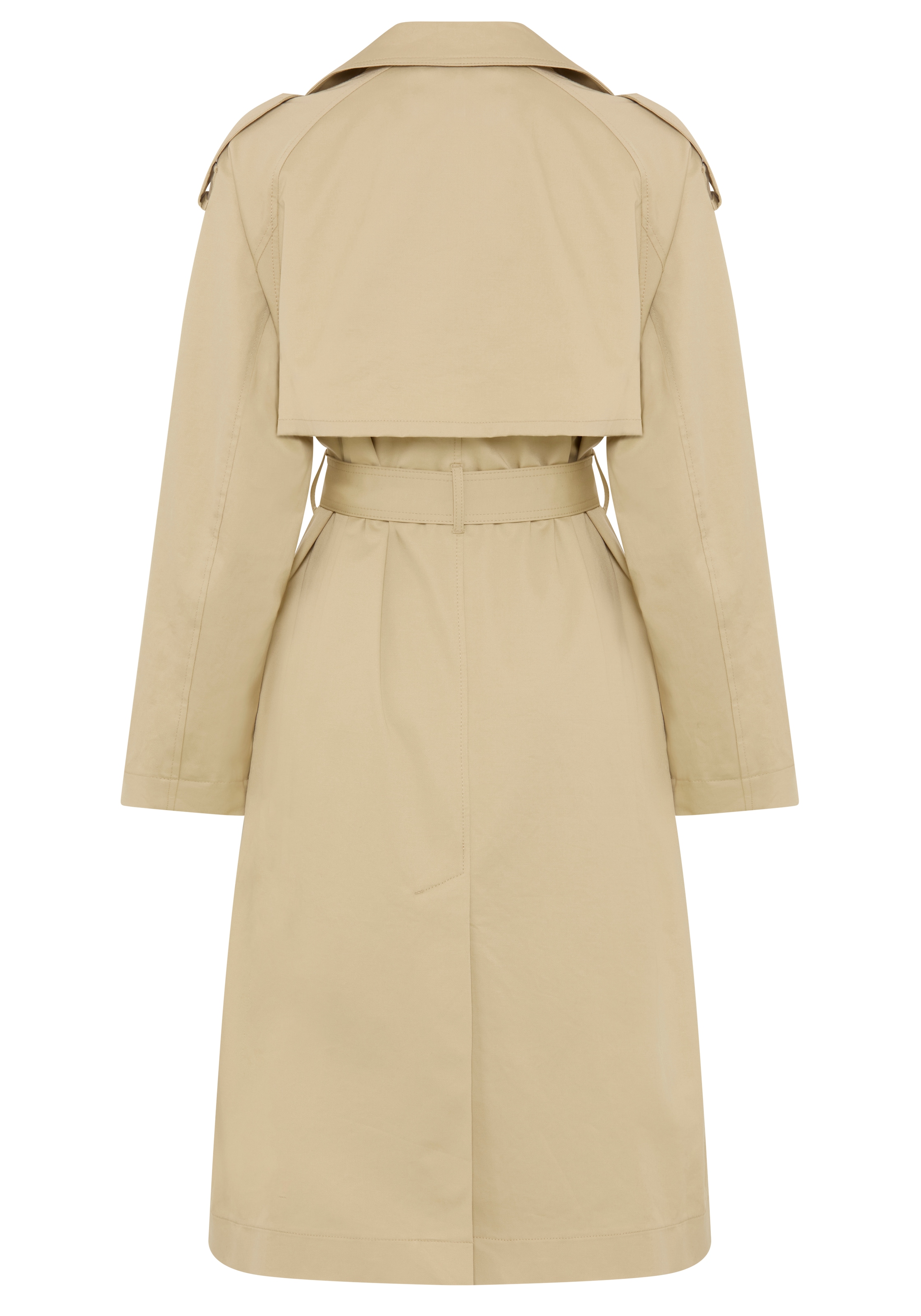 BOSS ORANGE Trench-coat »Carelli Premium Damenmode« avec finition déperlante, coupe décontractée
