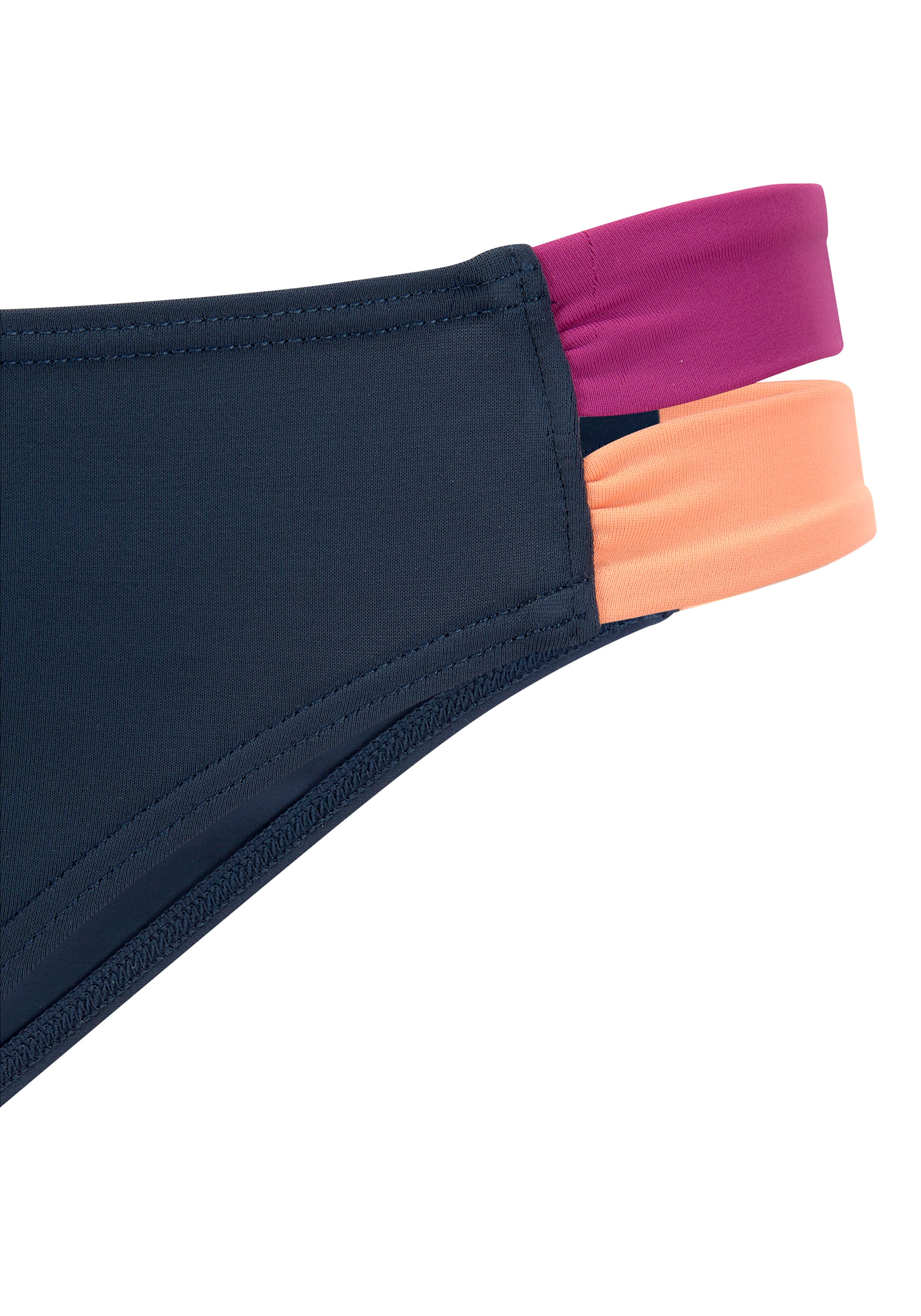 LASCANA ACTIVE Pantalon de bikini »Wind« avec bandes latérales colorées
