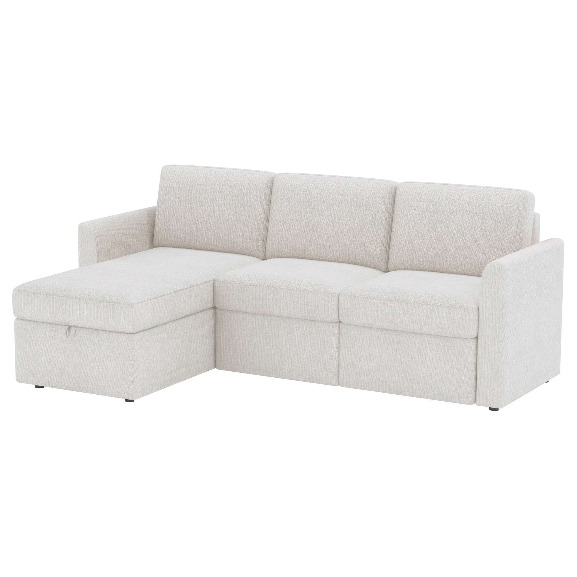 Dorel Home Canapé d'angle »NORDHUS, L-Form, 200 cm, Recamiere rechts/links montierbar« grosser Stauraum, softer Cord und feiner Webstoff-Bezug