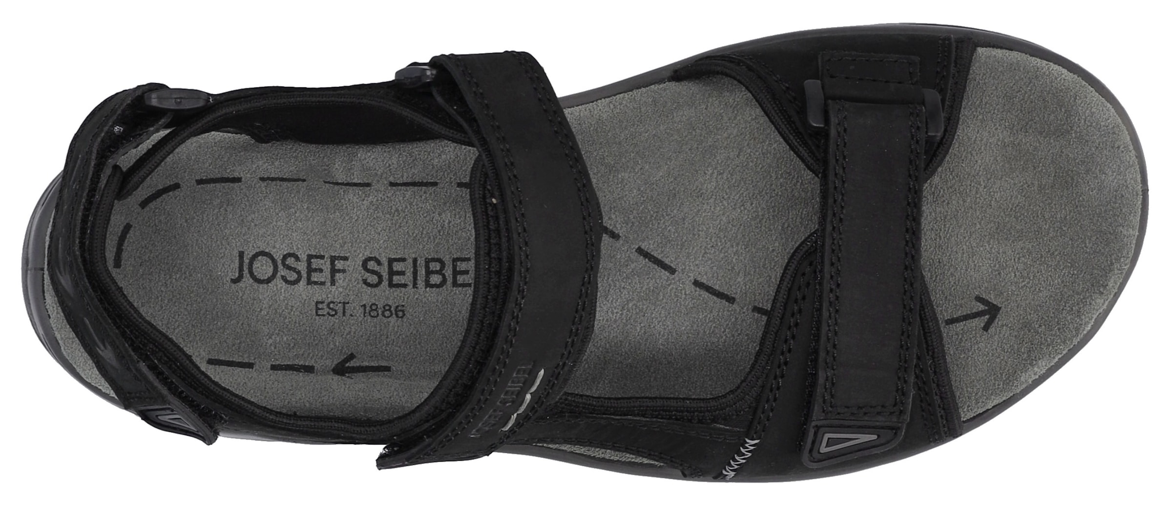 Josef Seibel Sandale de trekking »Arlo 02«  , Klettsandale, Komfortschuh mit gepolstertem Fussbett, G-Weite