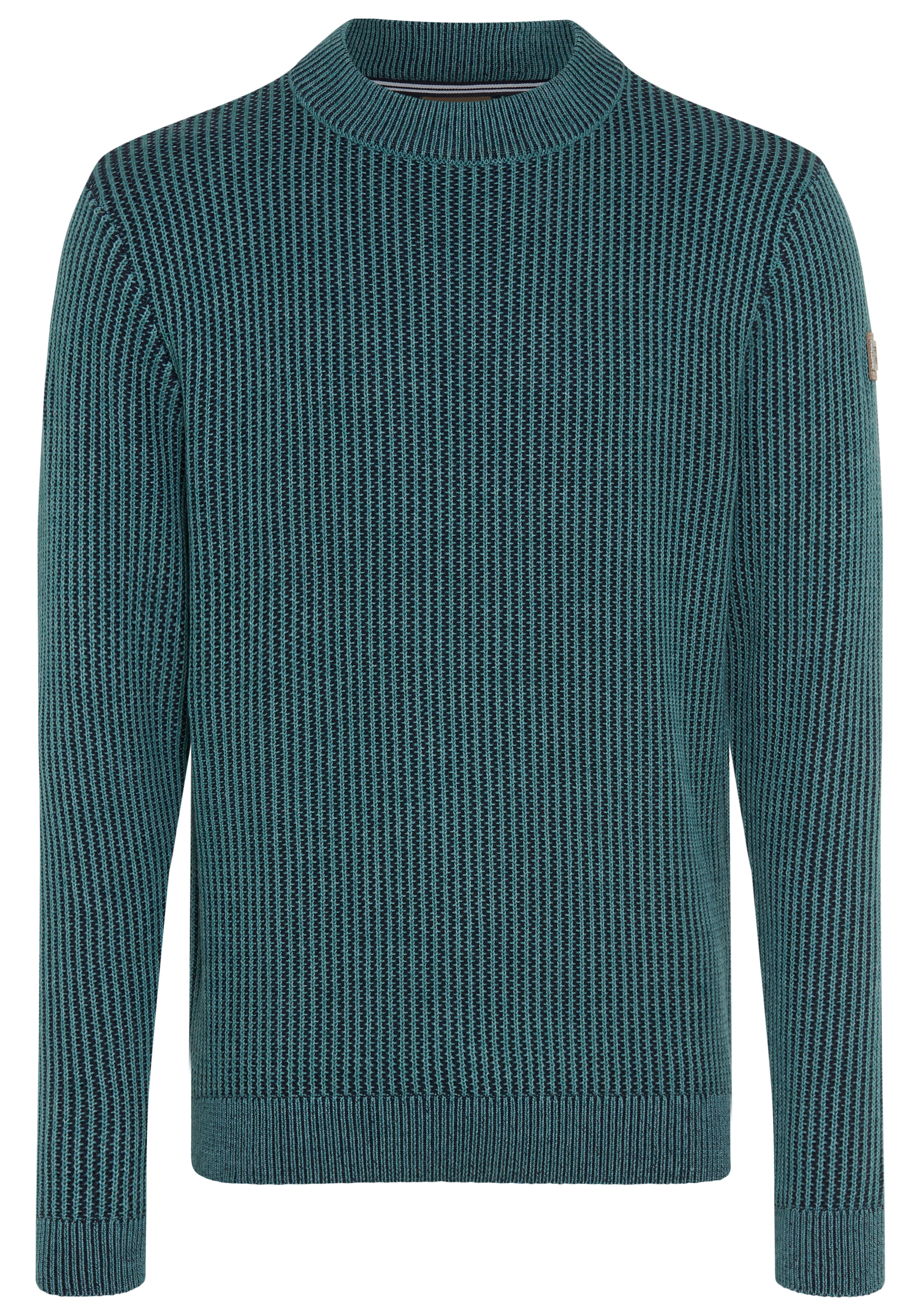 Man's World Pull à col montant »Neue Kollektion! Highlight 2-farbiger Struktureffekt« maille, avec bord-côte au col, coupe régulière