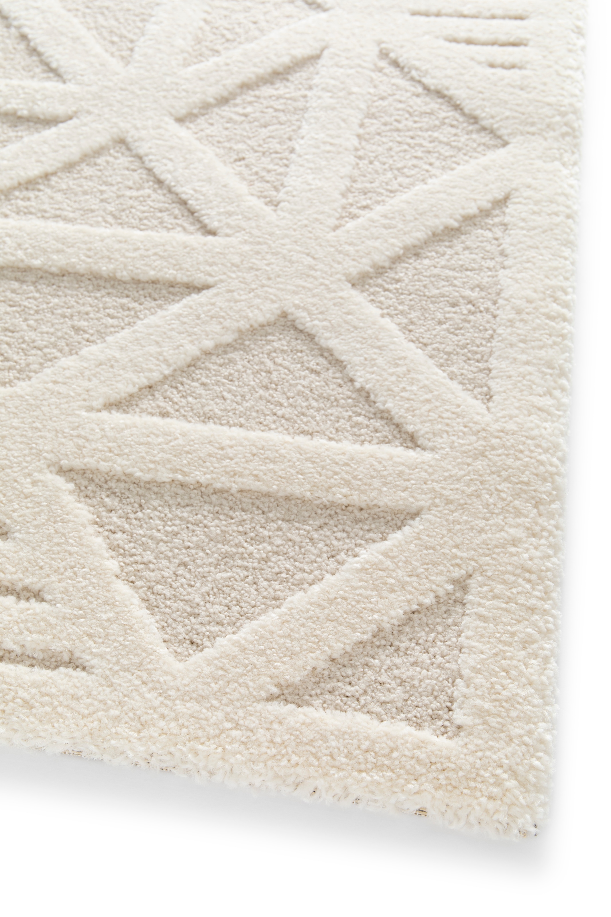 Primaflor-Ideen in Textil Tapis »COSMO Geo, Made in Belgium« Rectangulaire 14 mm Höhe design moderne, effet haut-bas, poil doux