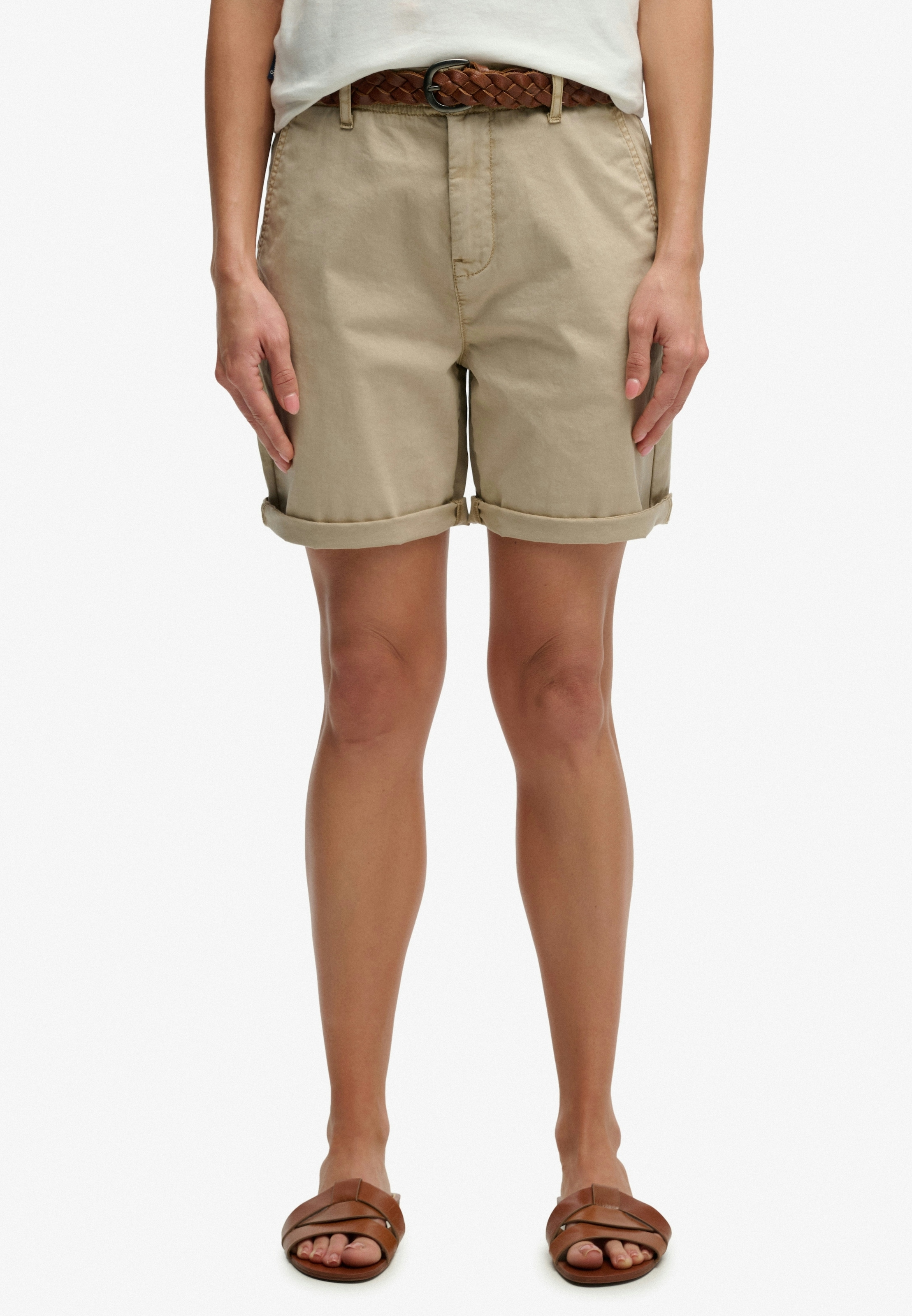 Superdry Short »CHINO SHORT«  en mélange de coton, avec élasthanne, coupe régulière, facile d'entretien