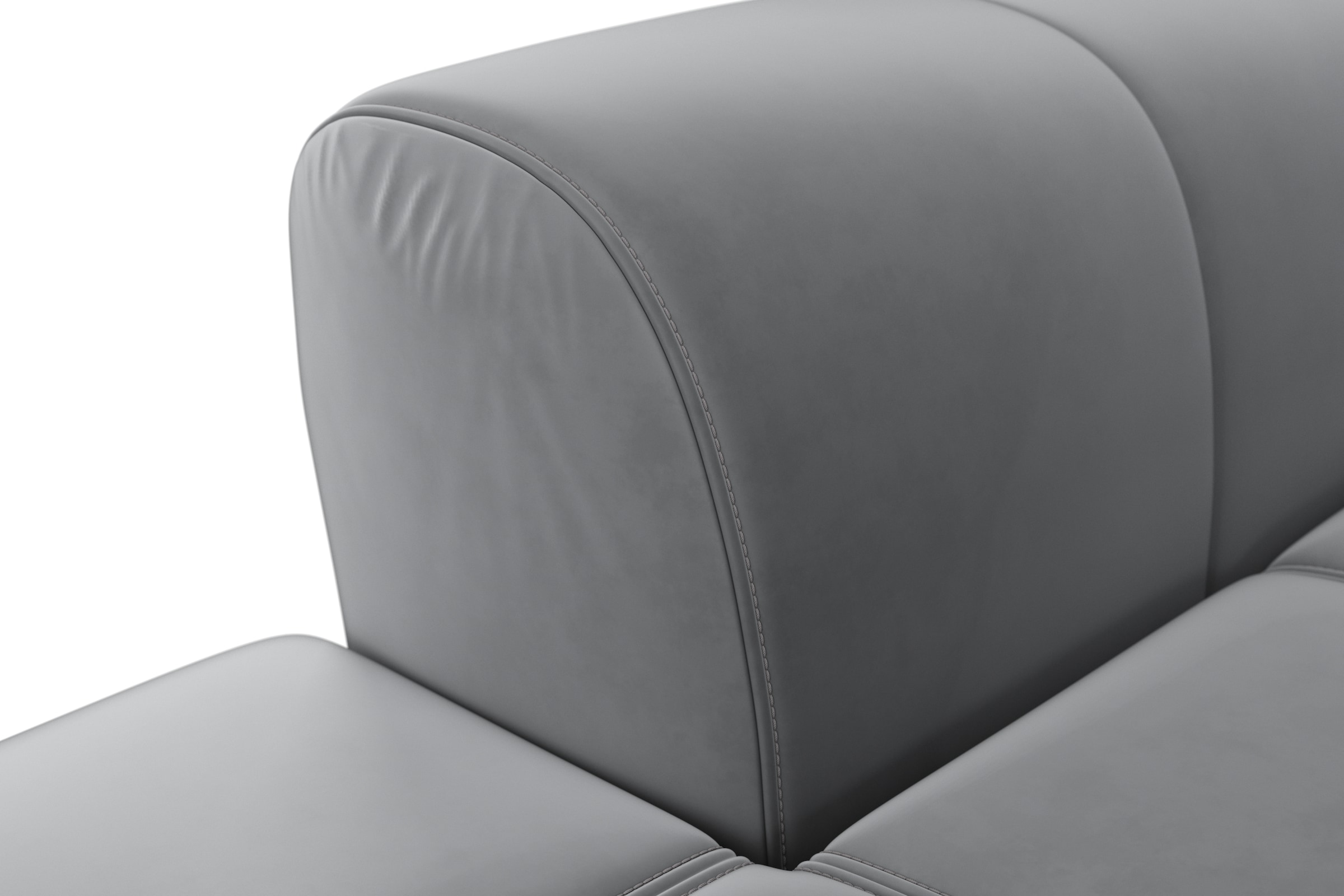 sit&more Canapé d'angle »Bendigo L-Form« inklusive Sitztiefenverstellung, Bodenfreiheit 12 cm, in 2 Fussfarben