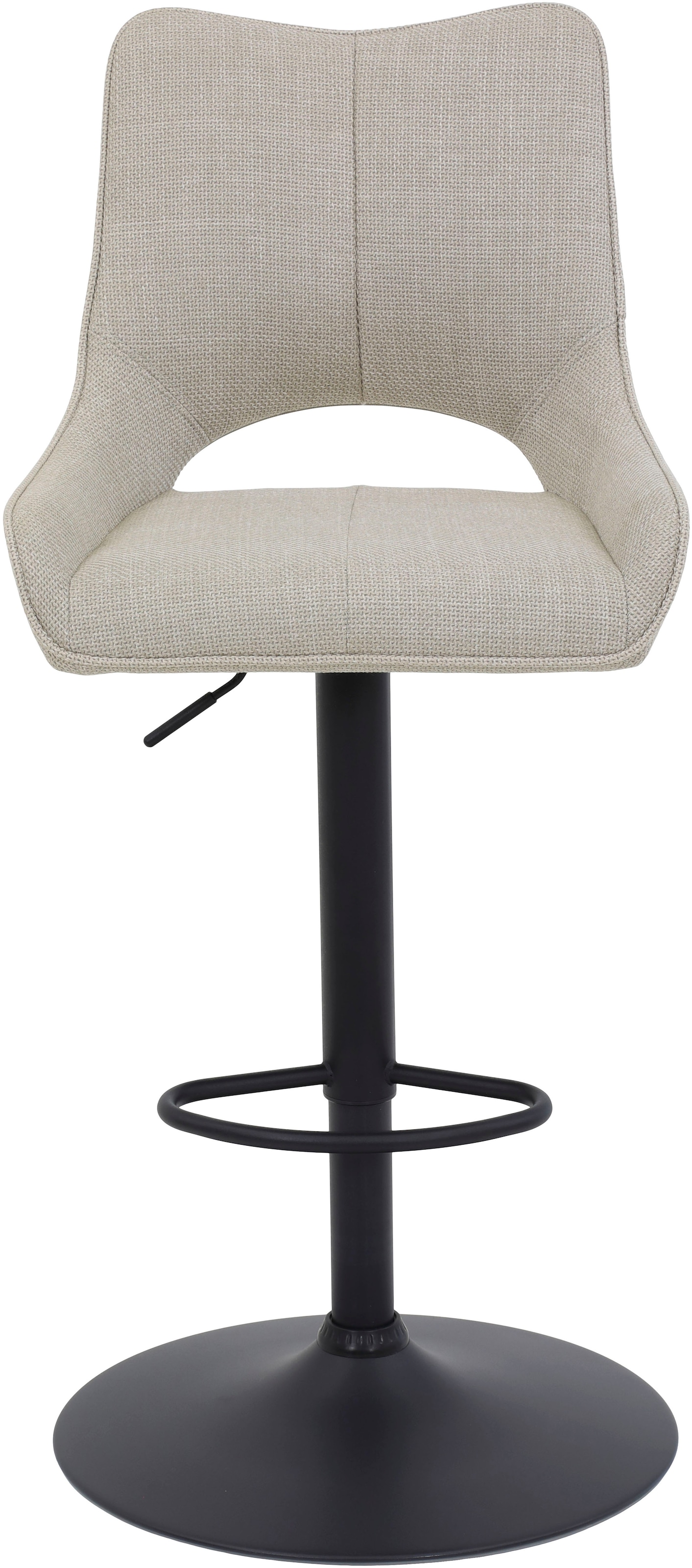 HELA Tabouret de bar »ROCKPORT« Set,  drehbar,höhenverstellbar,Gasdruckfeder,Rückenausschnitt,Tellerfuss