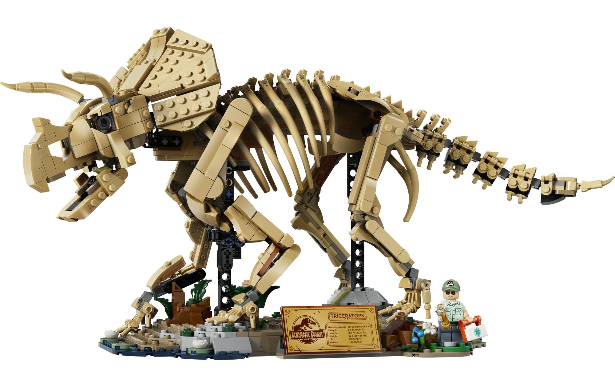 LEGO® Konstruktionsspielsteine »Dinosaurier-Fossilien: Triceratops (77985), LEGO Jurassic World« Made in Europe