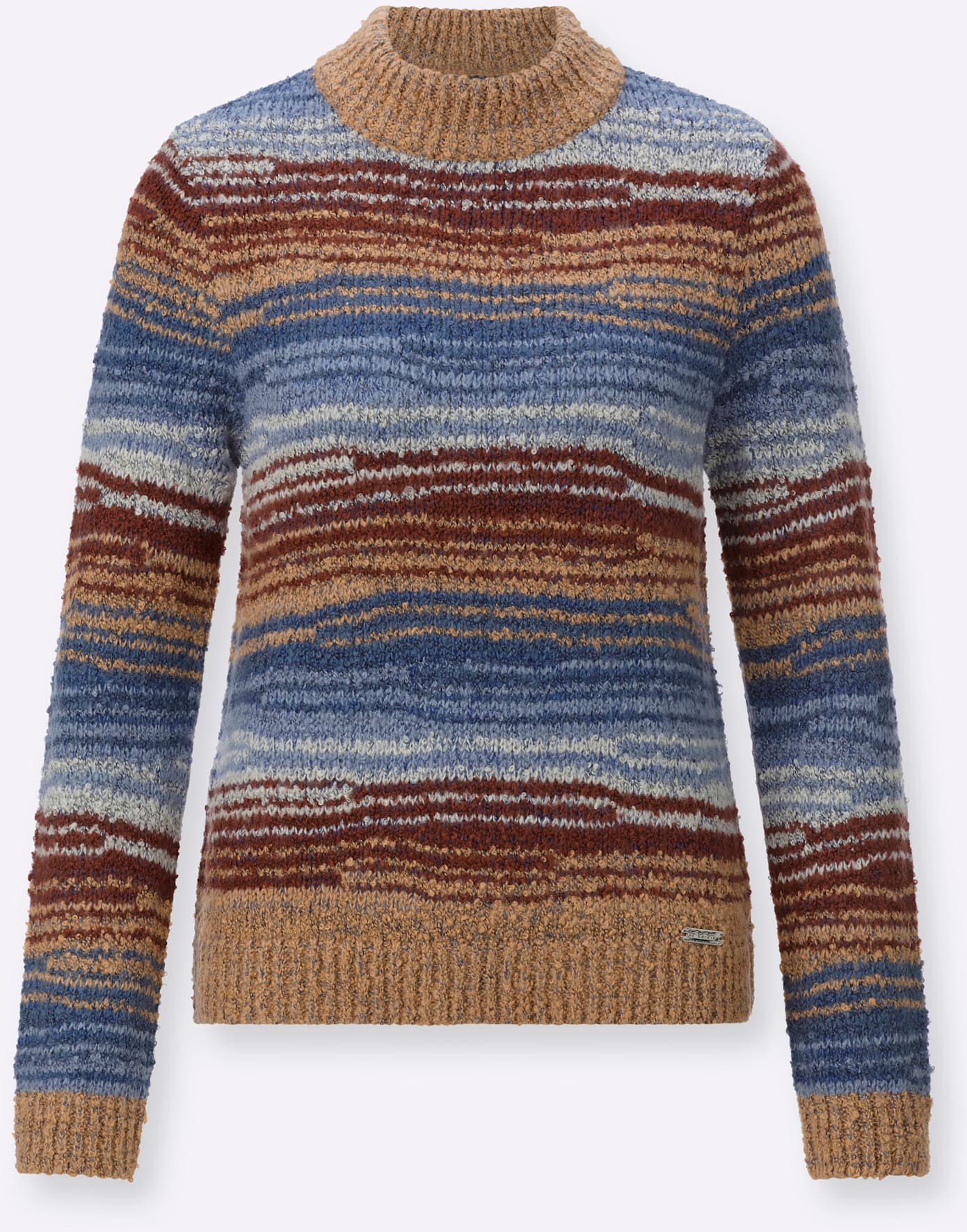 Casual Looks Pull à col montant »Bouclé-Pullover«