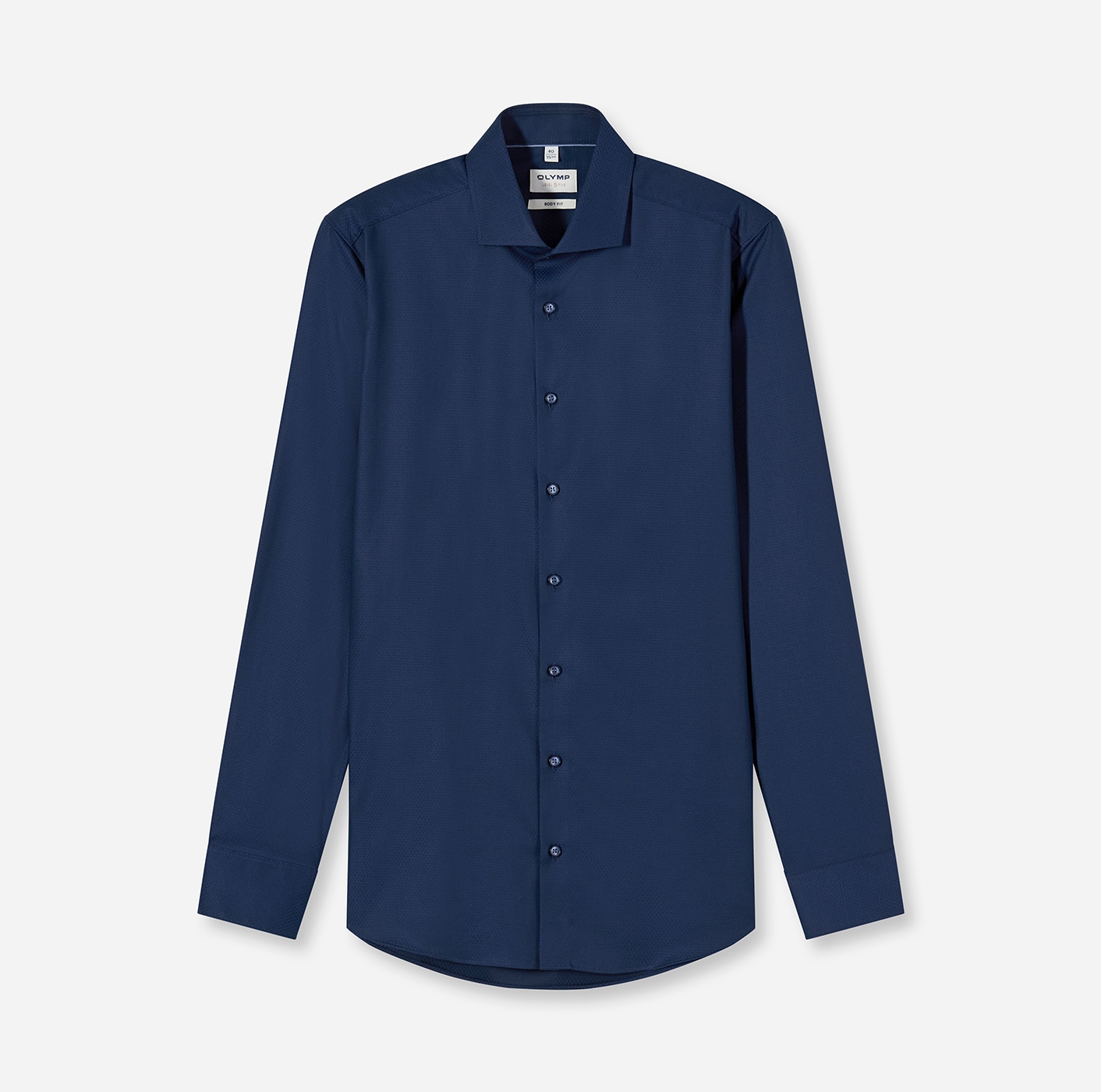 OLYMP Chemise à manches longues »Level 5« Businesshemd, body fit, Royal-Kentkragen, unifarben