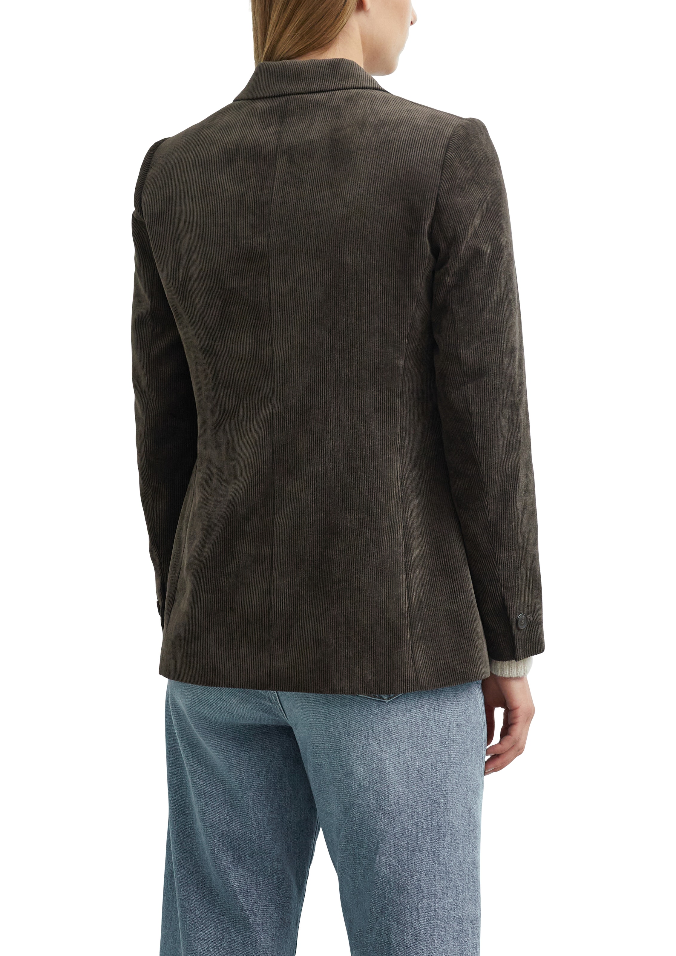Comma Jackenblazer Cordblazer, Pattentaschen, mit Elasthan
