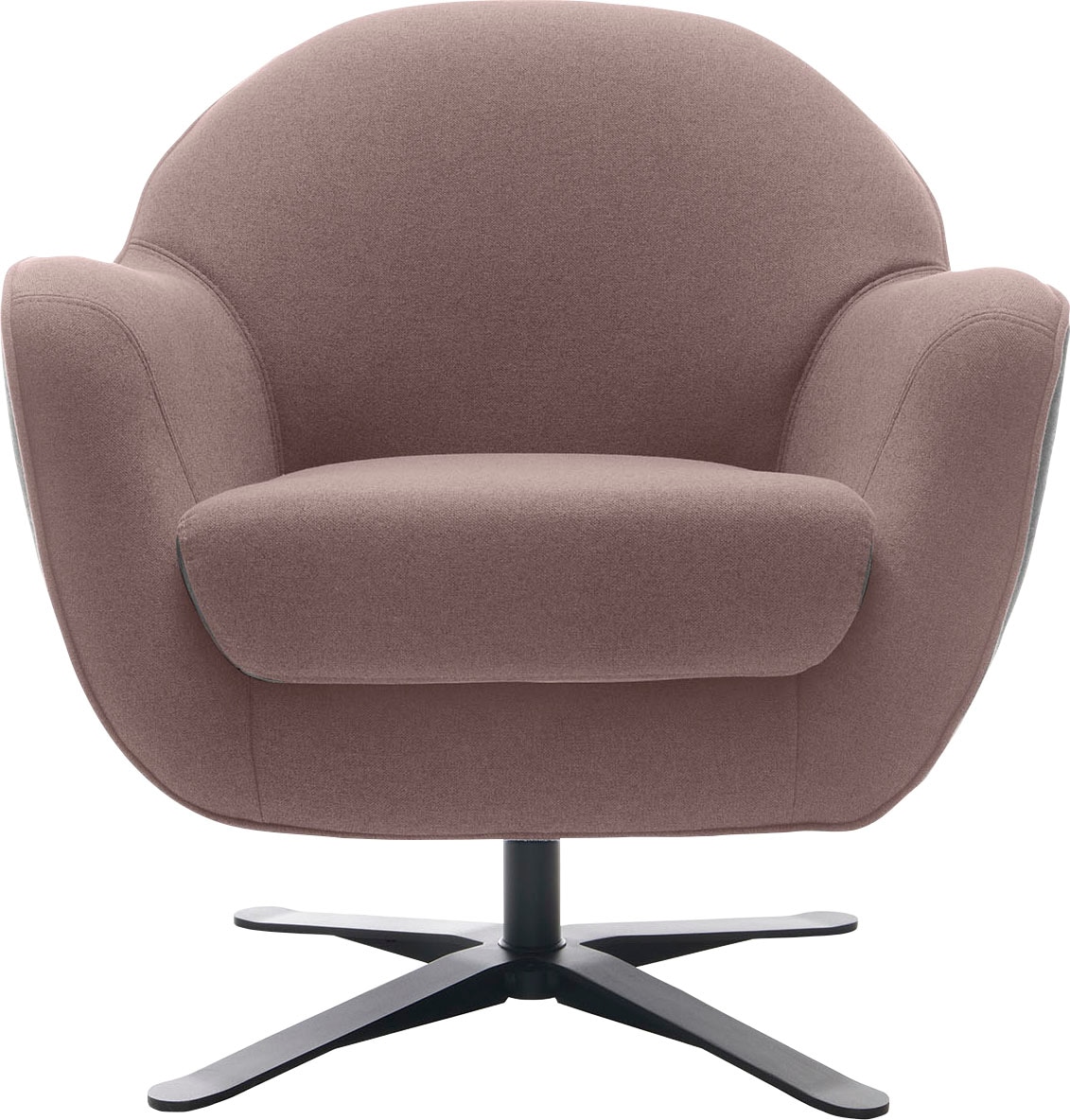 TRENDMANUFAKTUR Fauteuil pivotant »Mira, Loungesessel« au style intemporel et moderne avec fonction de rotation pratique