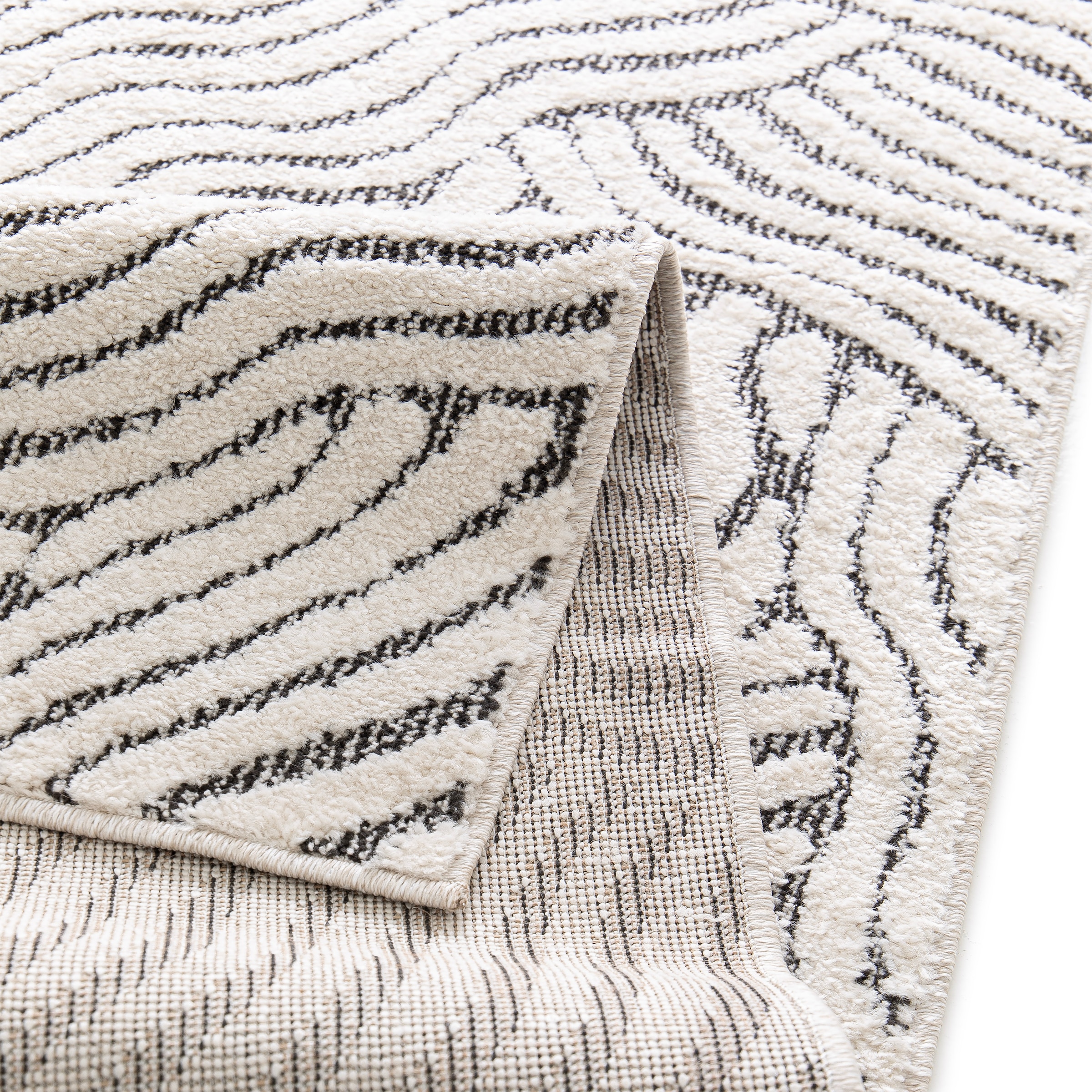 GOODproduct Tapis »Segovia, Supersoft, 3D- Design, weiche Haptik, modernes Design« Rectangulaire 9 mm Höhe Hoch-Tief-Struktur, Wohnzimmer, Esszimmer, Schlafzimmer