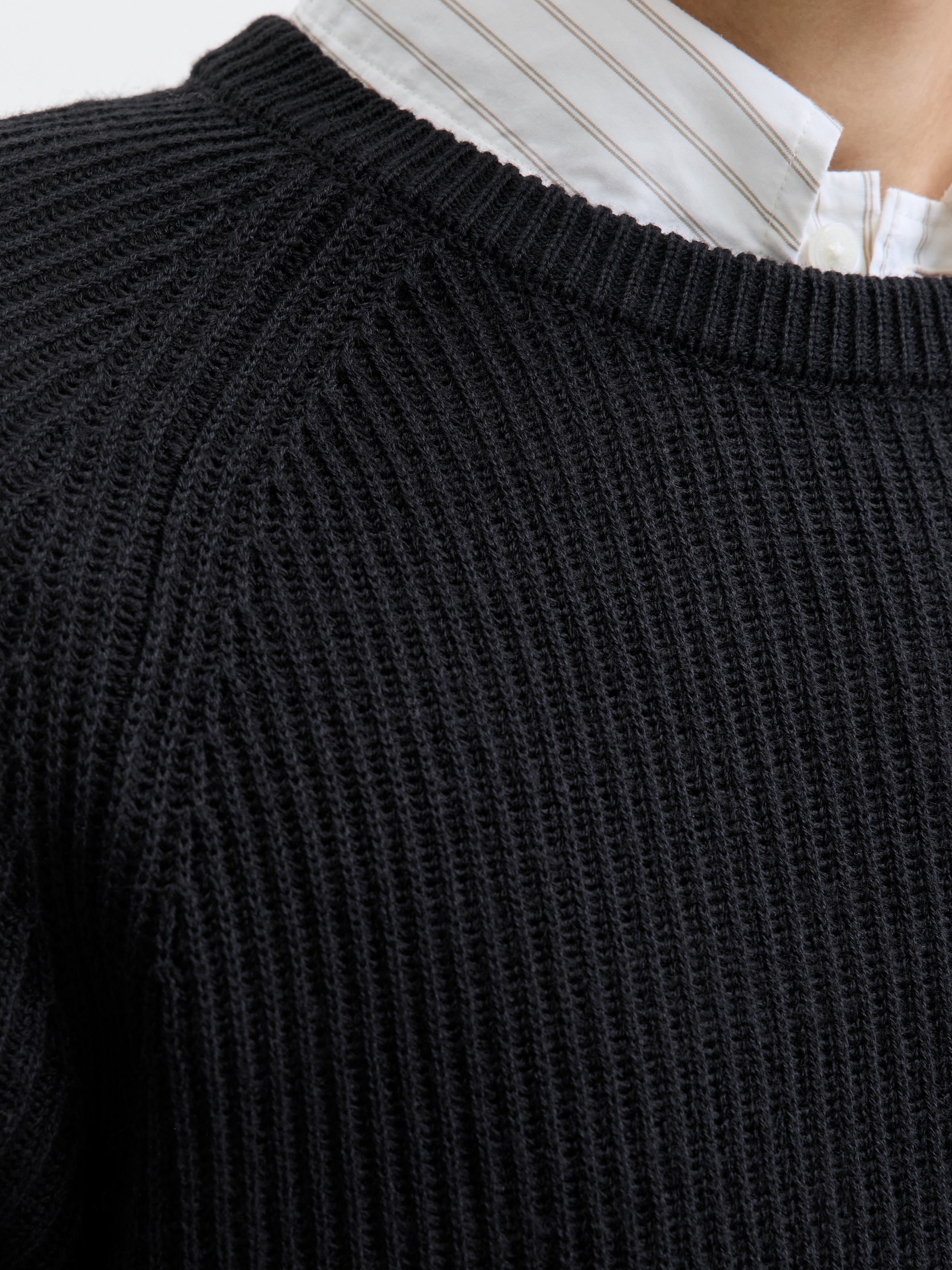 Jack & Jones PlusSize Pull en tricot »JJPANNEL KNIT CREW NECK AW25 PLS«