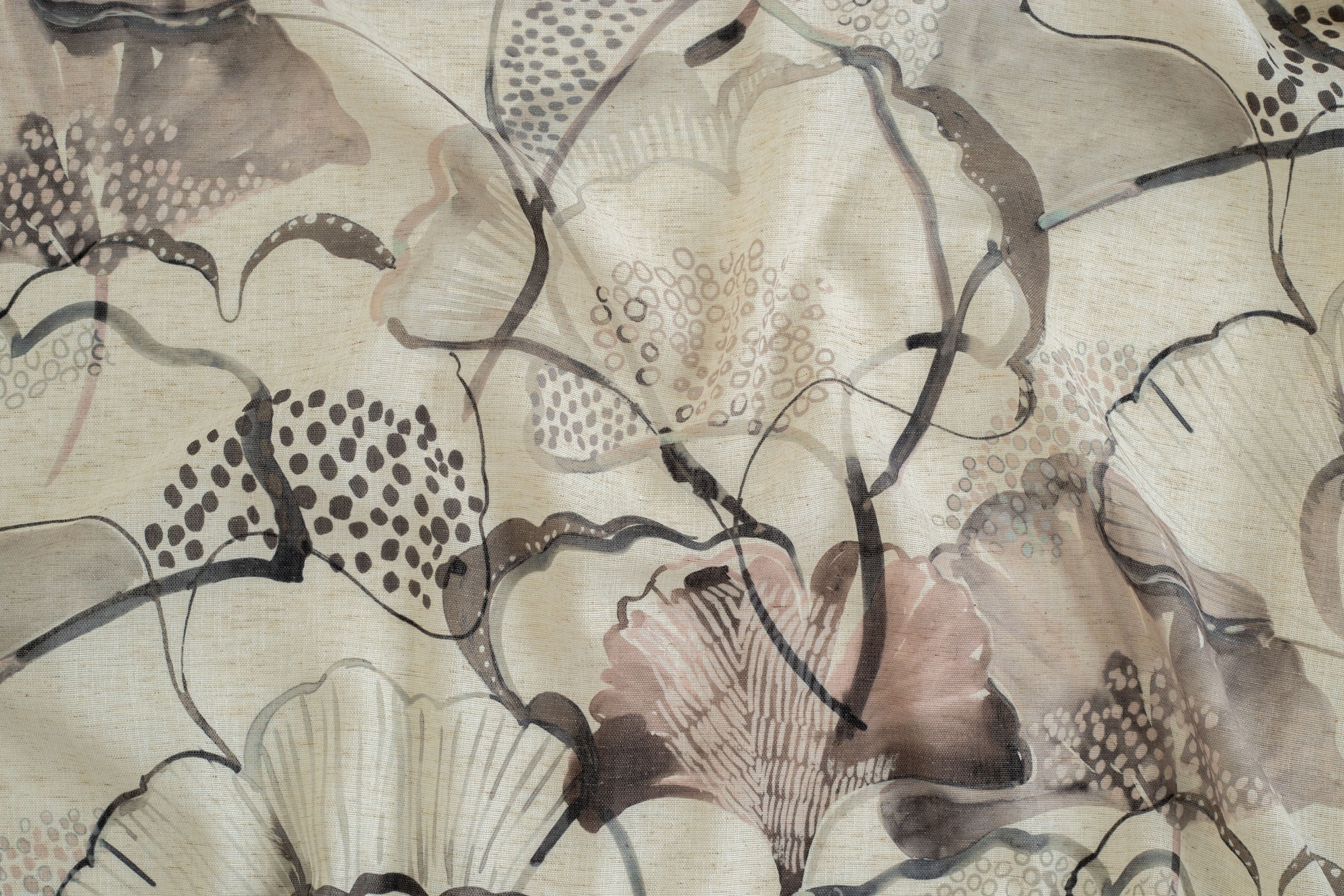 HOMING Rideau »Kadlin« Boucles cachées 1 cuis tlg. blickdicht, floral, Blumen, Wohnzimmer, Schlafzimmer