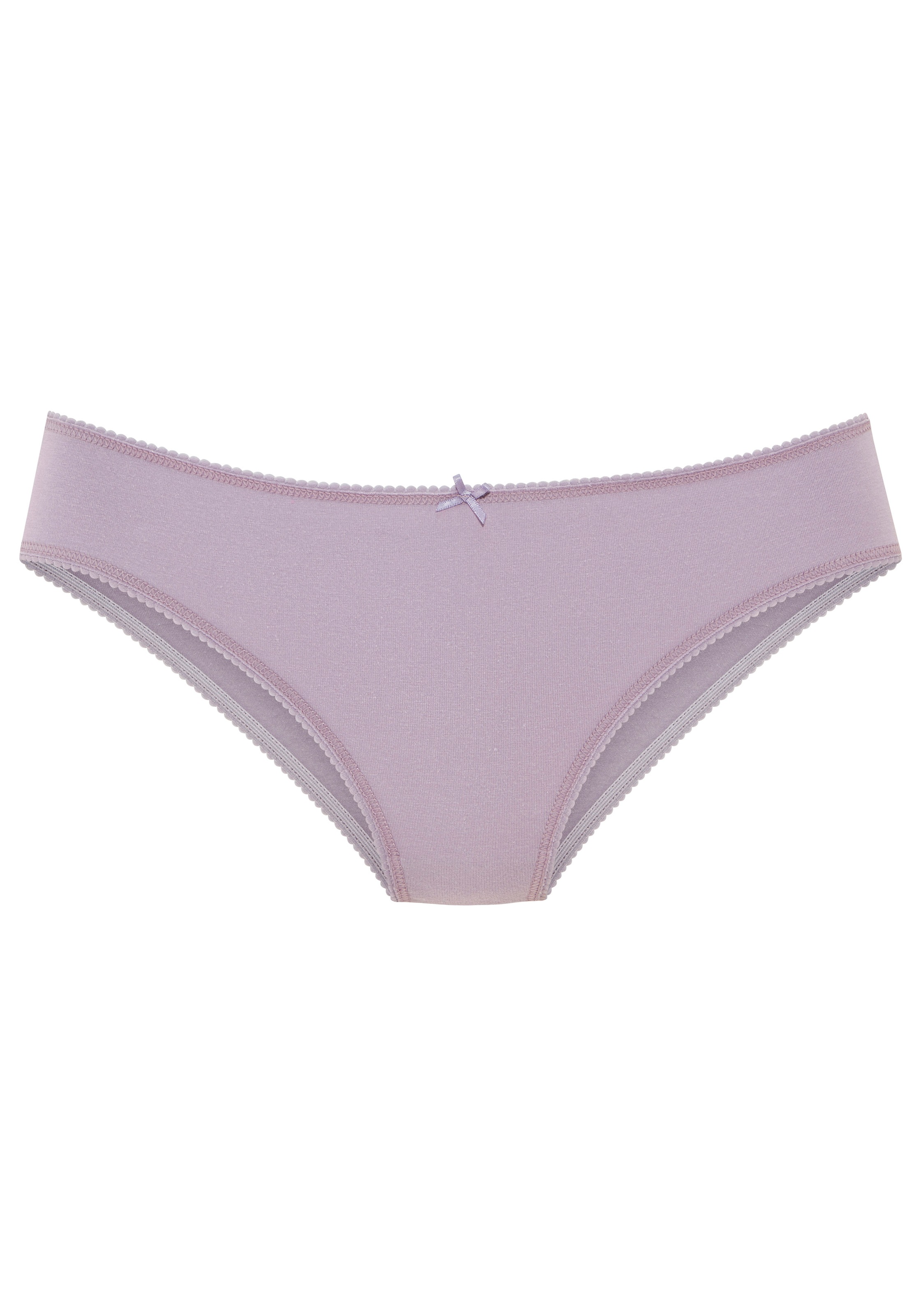 Vivance Jazz-Pants Slips mit kleiner Häkelkante, weiche Baumwollmischung