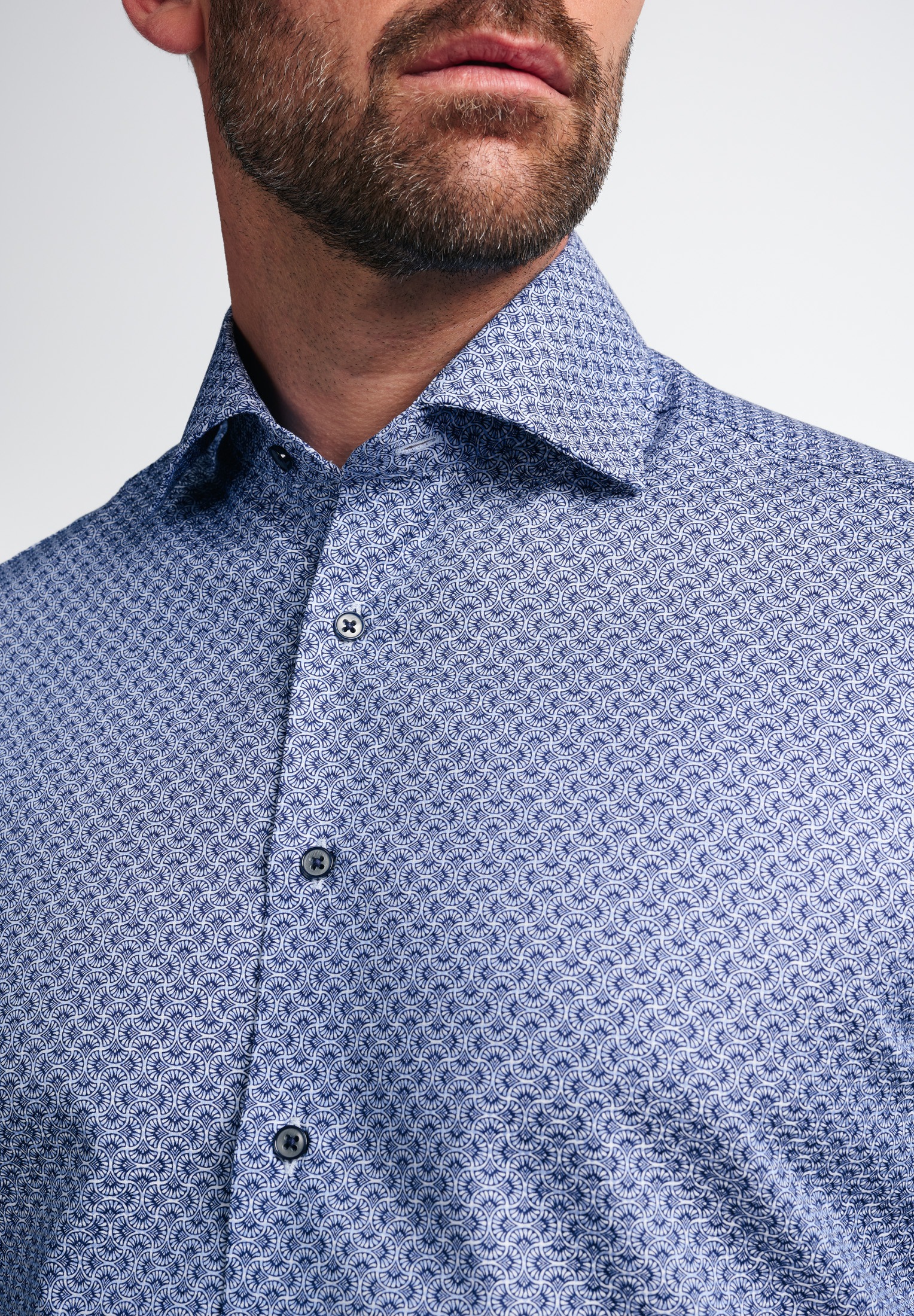 Eterna Langarmhemd »MODERN FIT« NON IRON (bügelfrei)