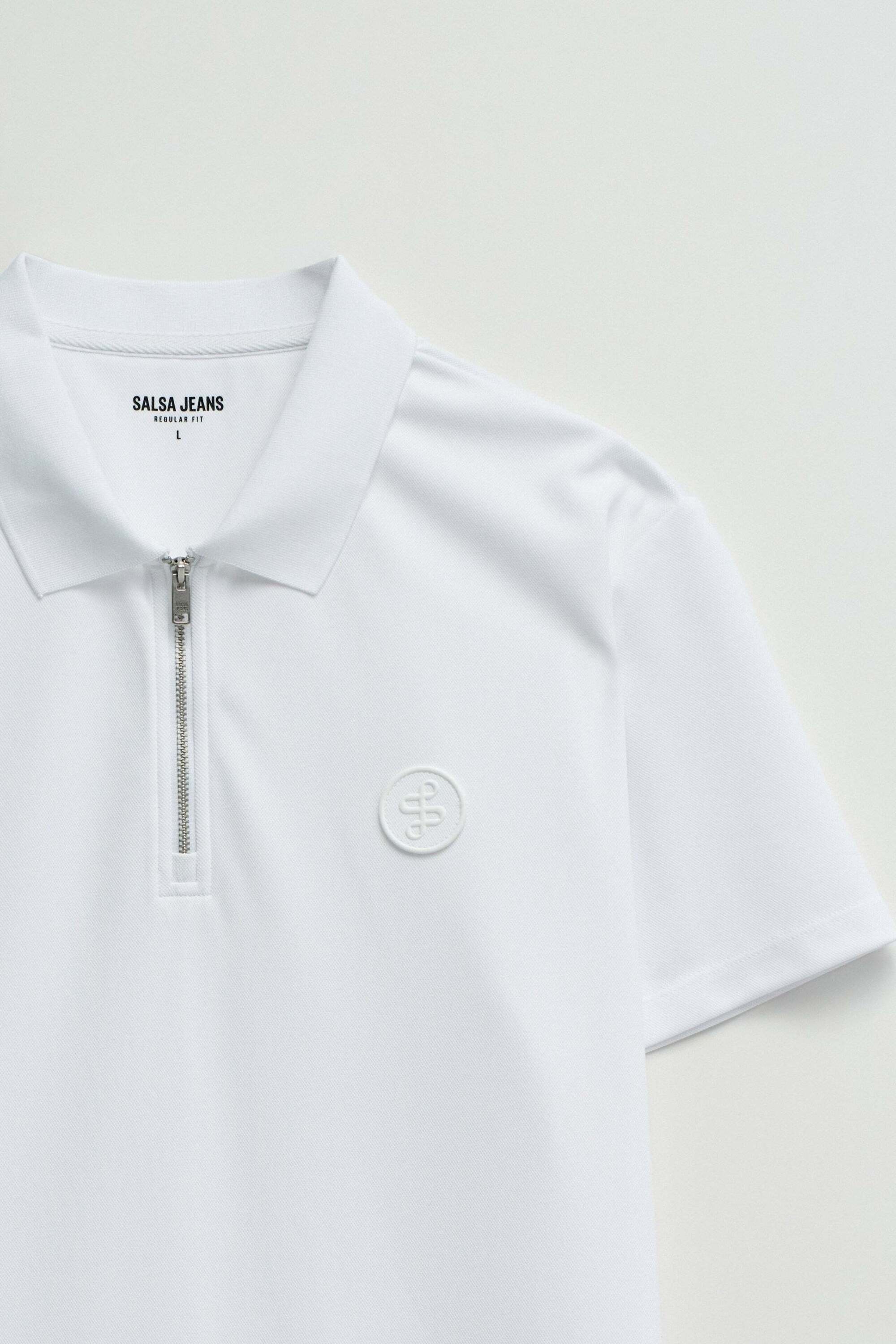 Salsa Poloshirt »Salsa Jeans Polo Pique Structure And Zip«