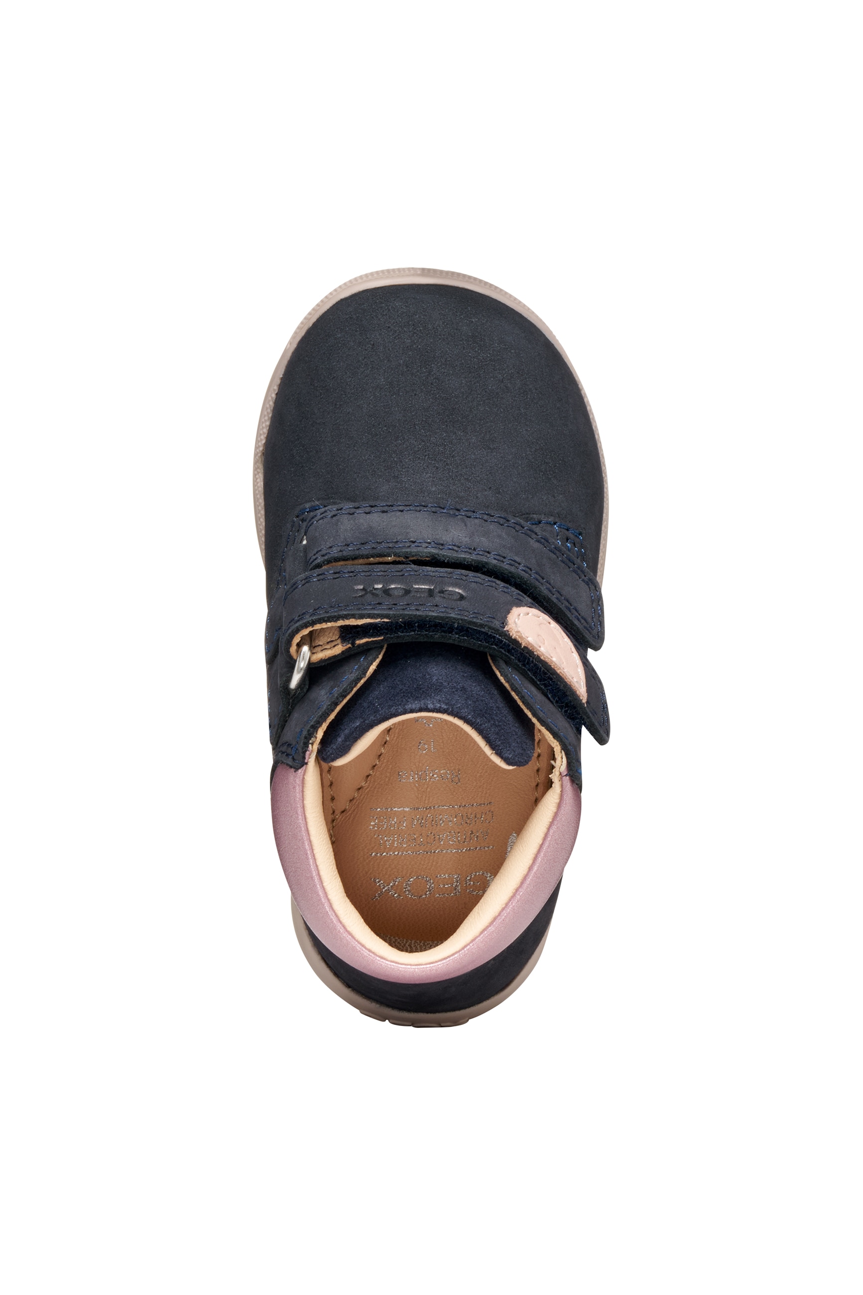 Geox Lauflernschuh »B MACCHIA GIRL«  Babyschuh mit Klettverschluss, Grössenschablone zum Download